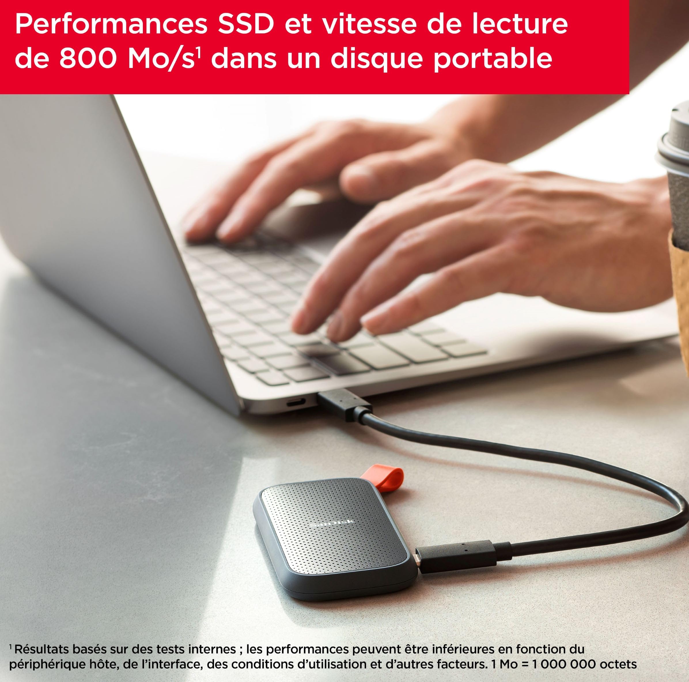 SANDISK Portable SSD 1To USB 3.2 USB-C