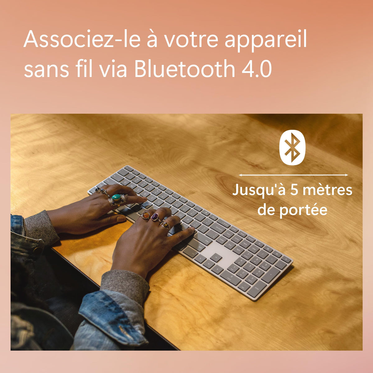 Srfc Kybd SC Bluetooth French GRAY