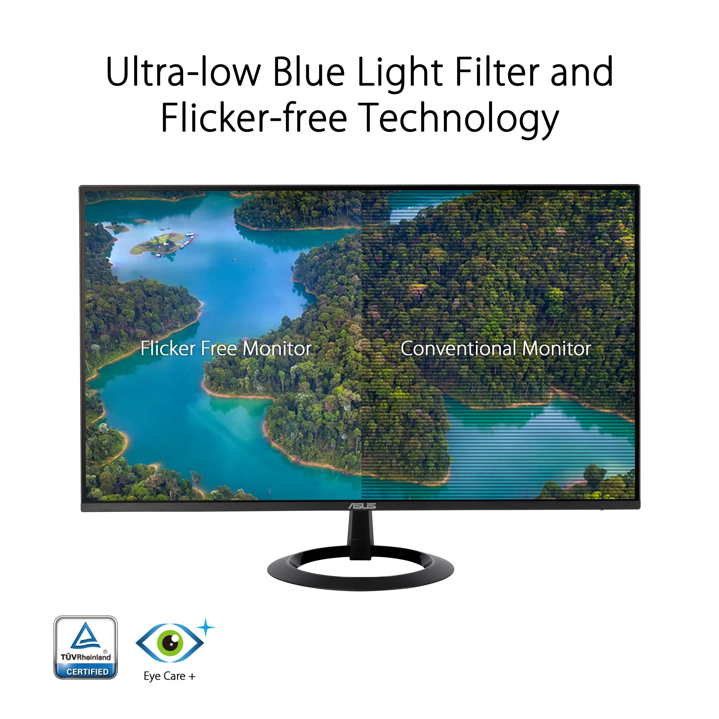 "ASUS VZ24EHF écran plat de PC 60,5 cm (23.8"") 1920 x 1080 pixels Full HD LCD Noir"