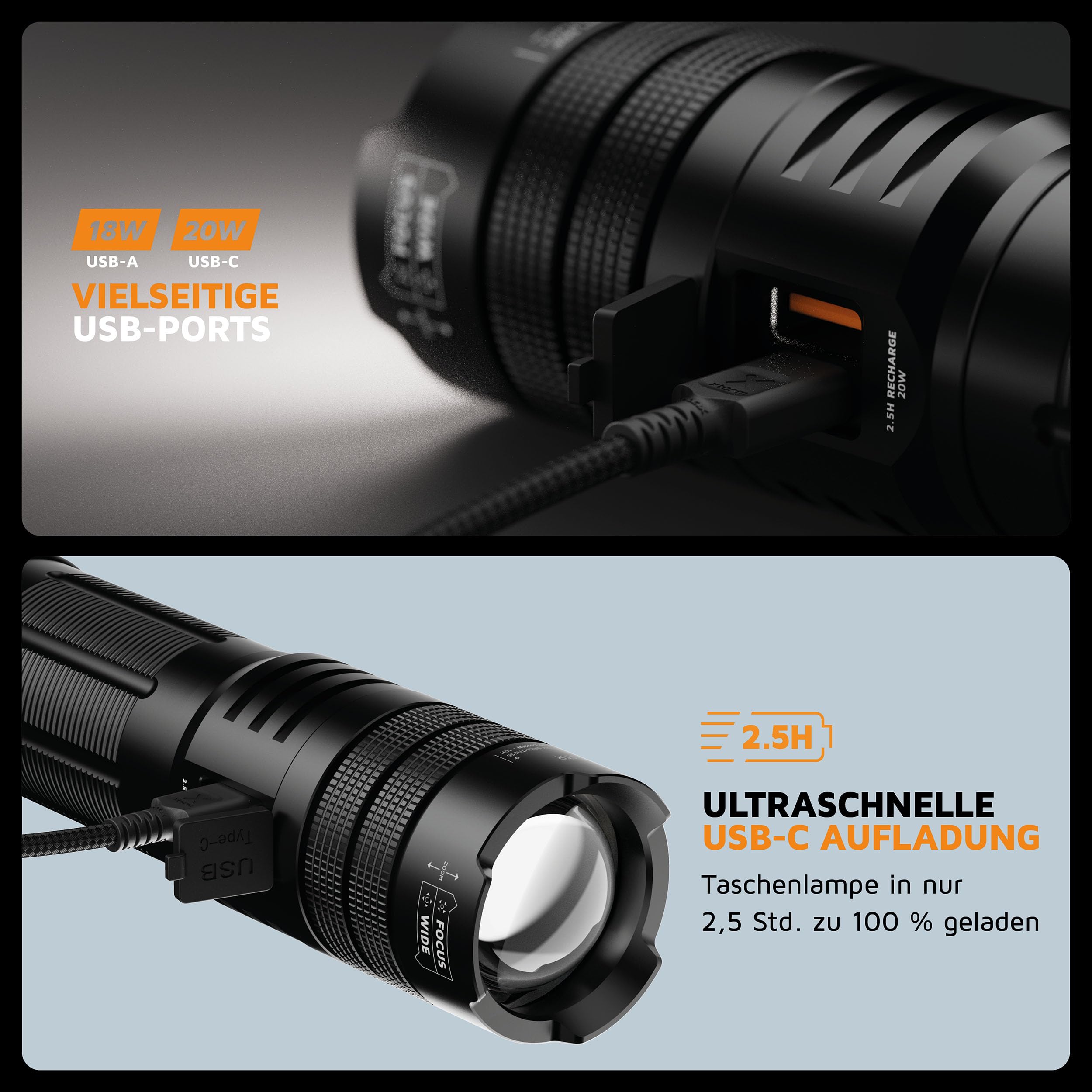 XTorm Powerbank et lampe torche XRF101