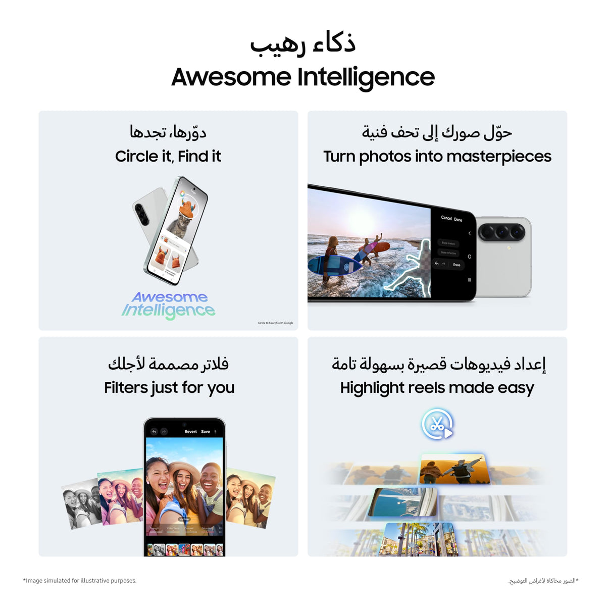 Samsung A566 Galaxy A56 (Double Sim - 6.7", 256 Go, 8 Go RAM - No EU, Garantie 2 ans par HEM) Graphite
