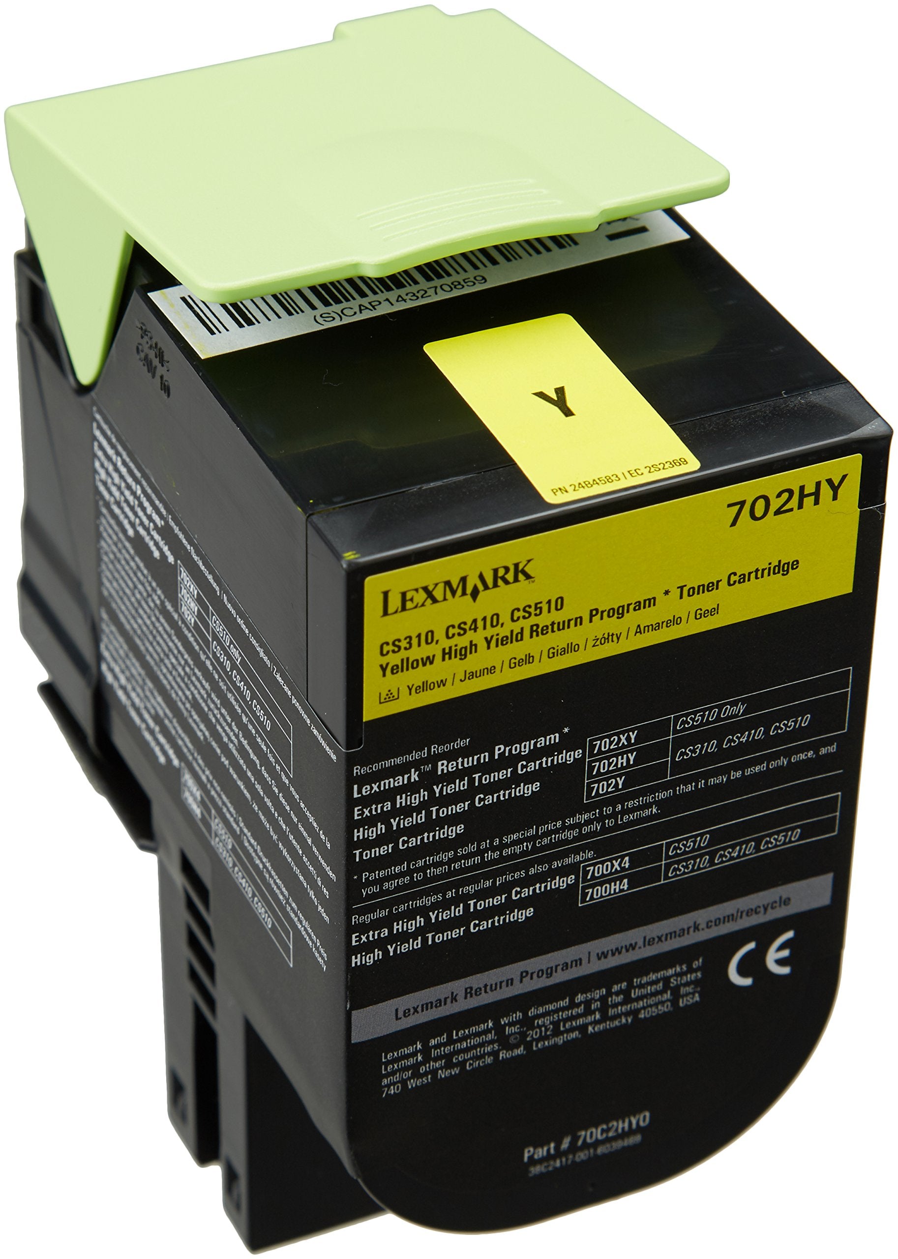 702HY Toner RetPrg high yield/YL