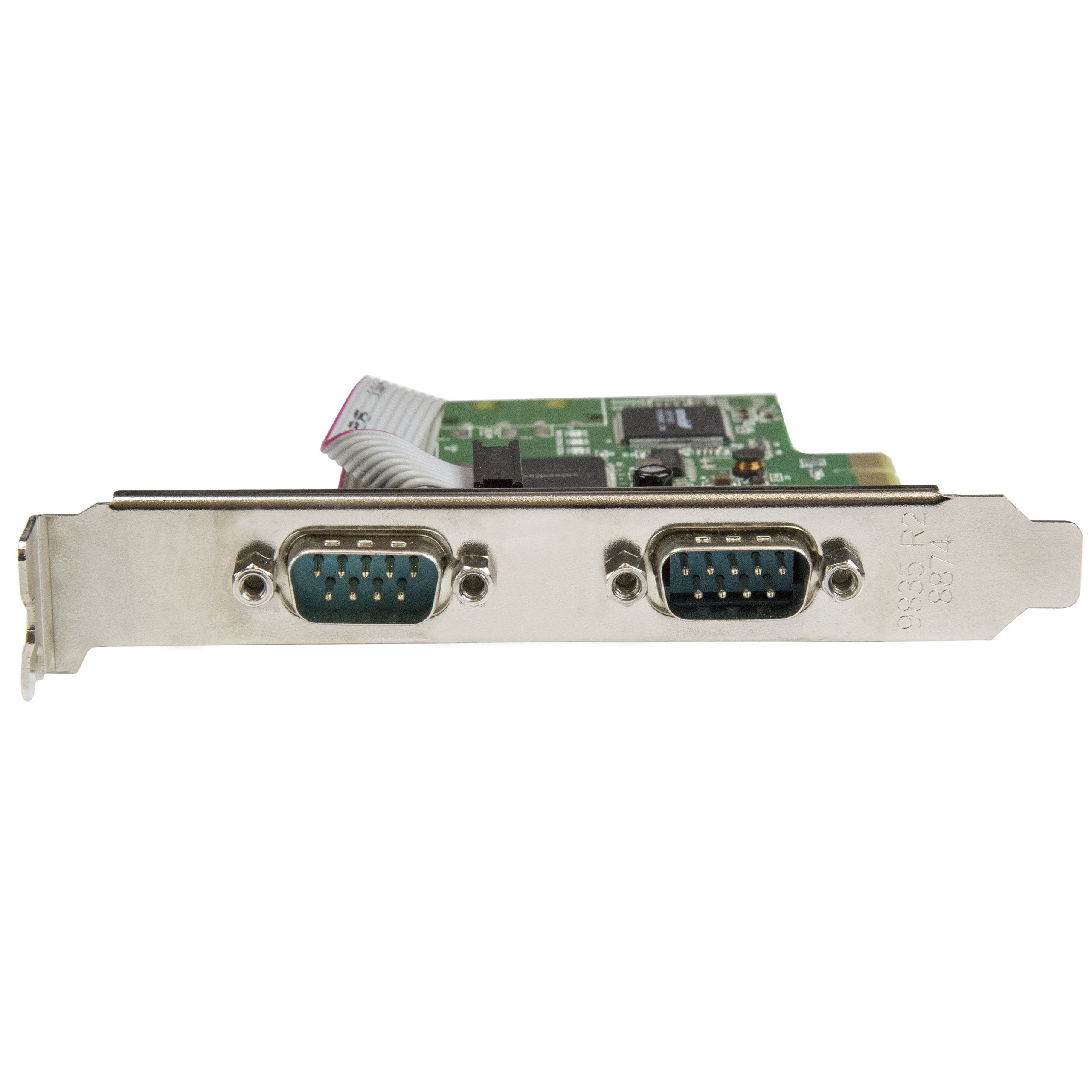 2-Port PCIe Serial Card w/16C1050 UART