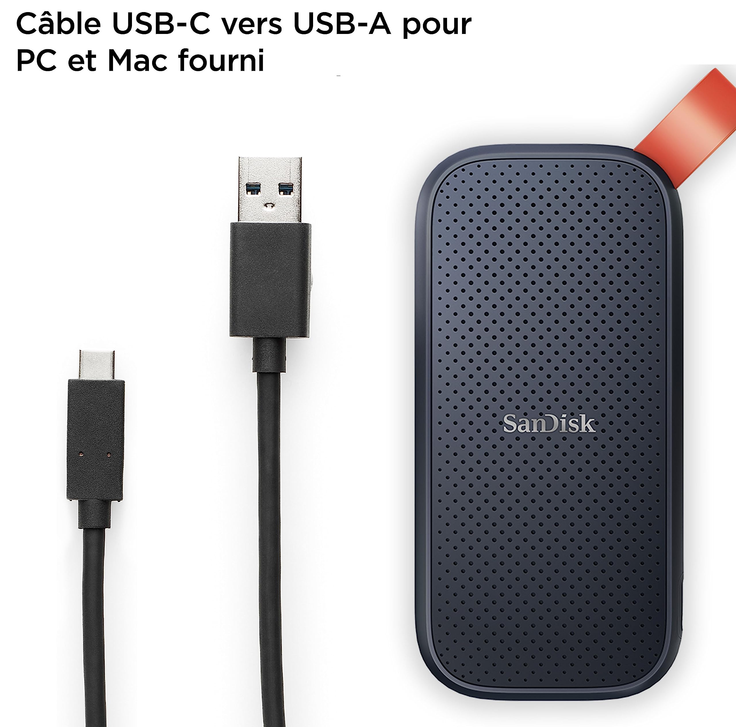 SANDISK Portable SSD 1To USB 3.2 USB-C