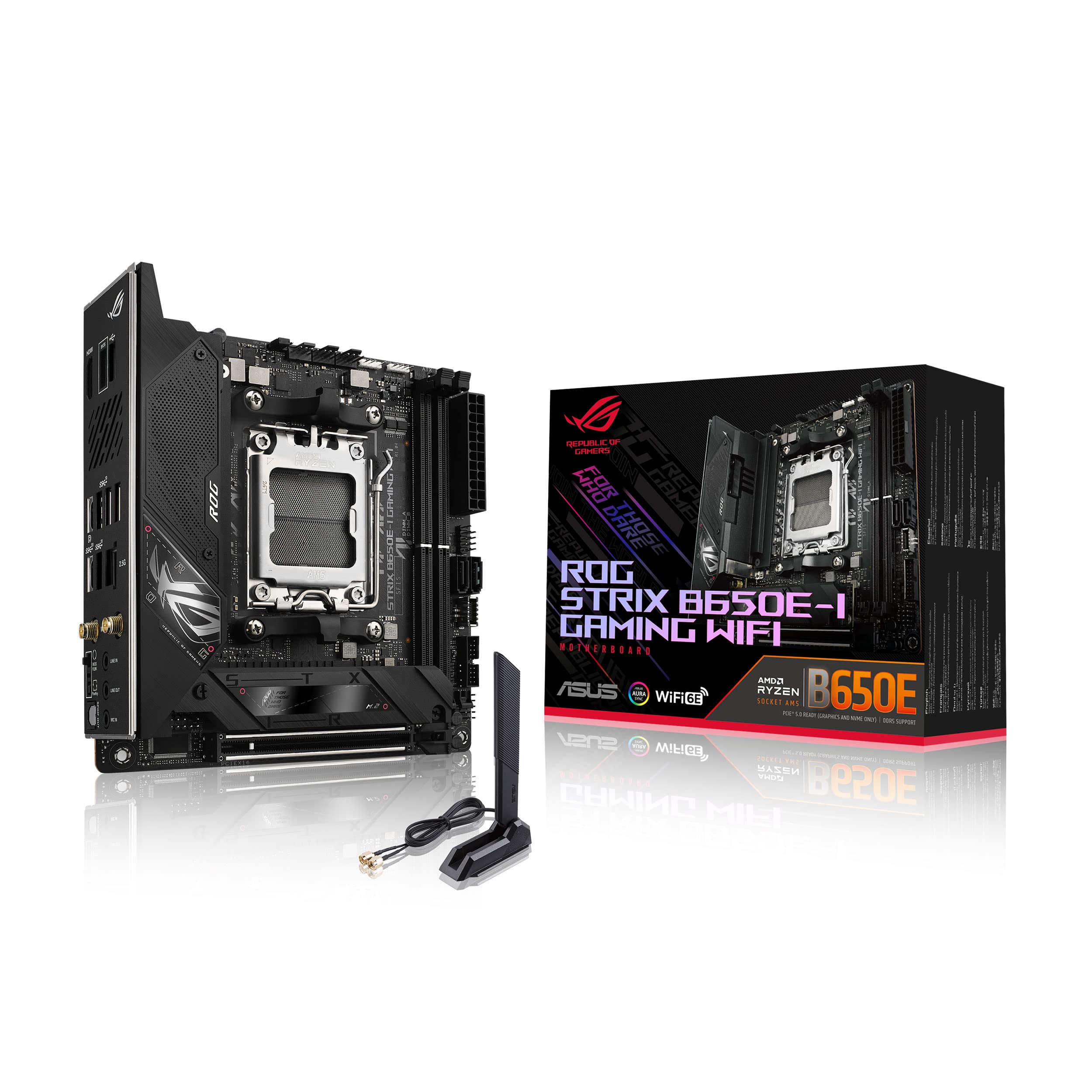 ASUS ROG STRIX B650E-I GAMING WIFI AM5 DDR5 mini-ITX MB
