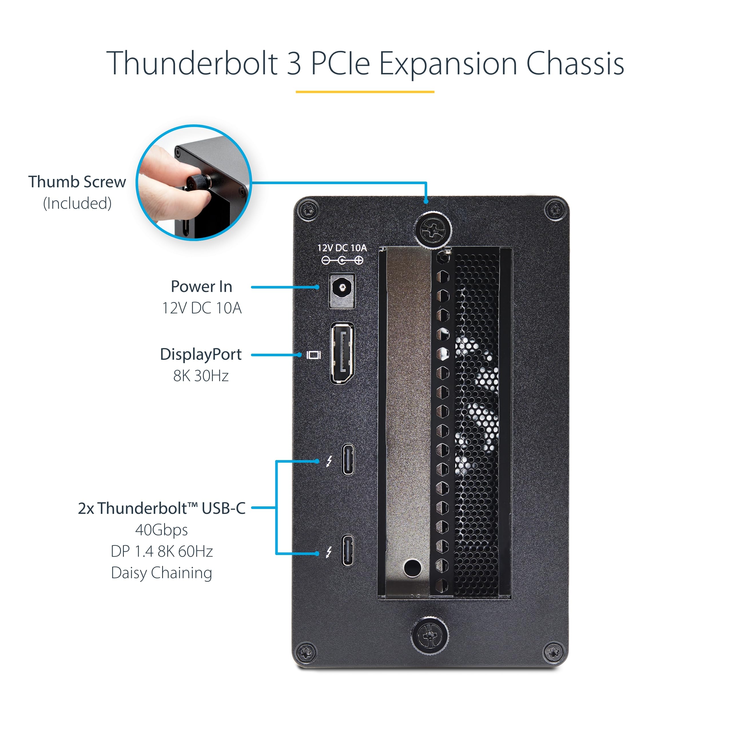 Thunderbolt 3 PCIe Enclosure Box