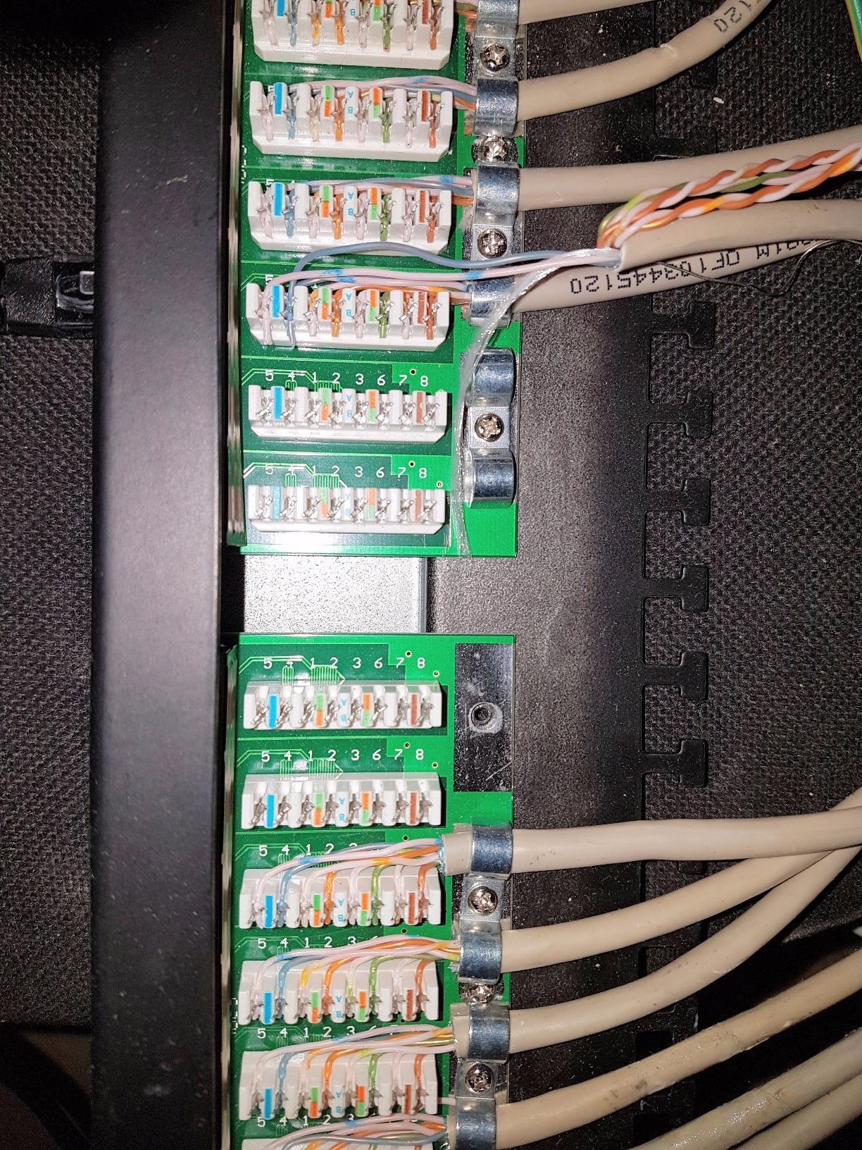 LINDY Cat.6 Patchpanel 24p STP 1U black