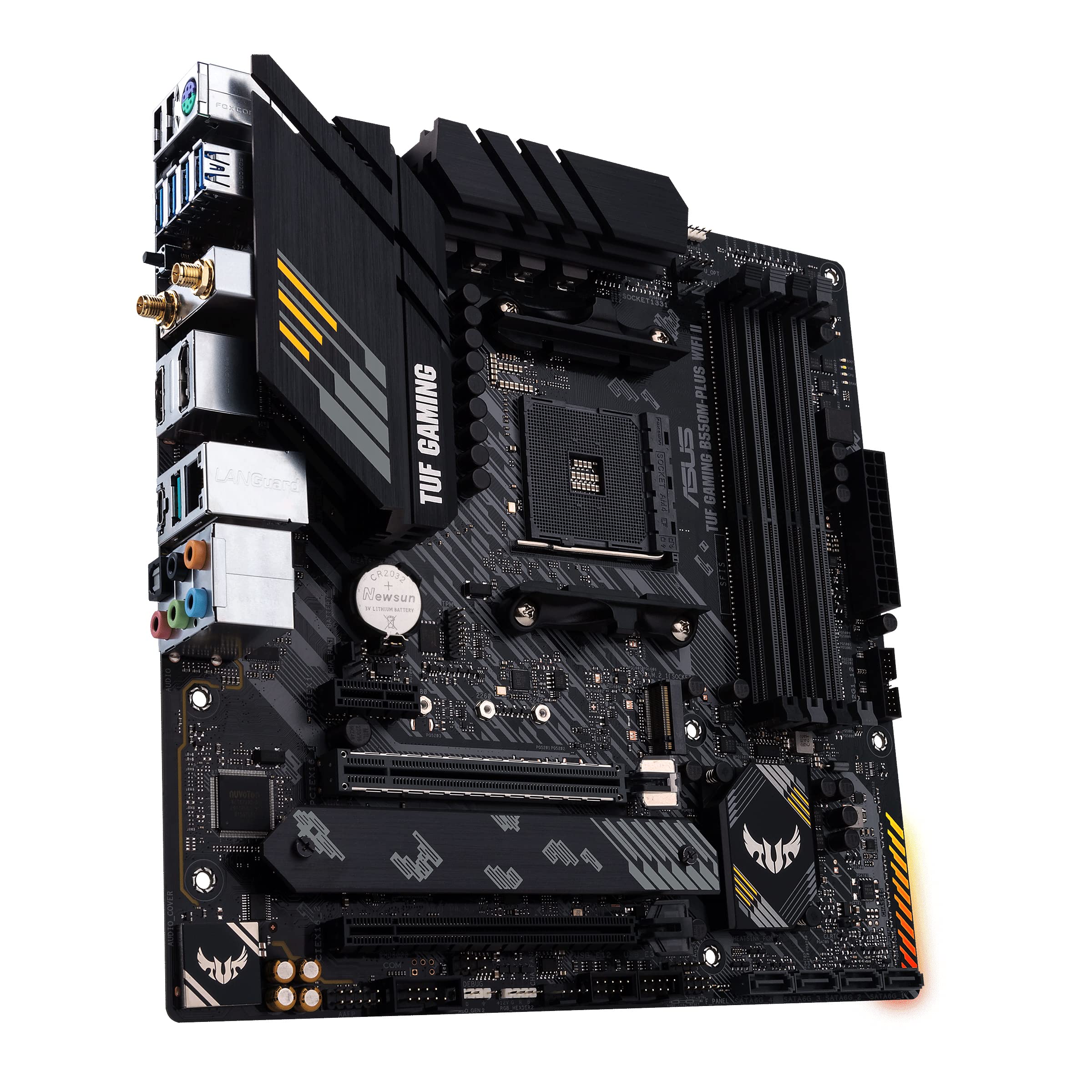 ASUS TUF GAMING B550M-PLUS WIFI II AM4 Socket 4x4DDR 1xHDMI 1xDP 2xM.2