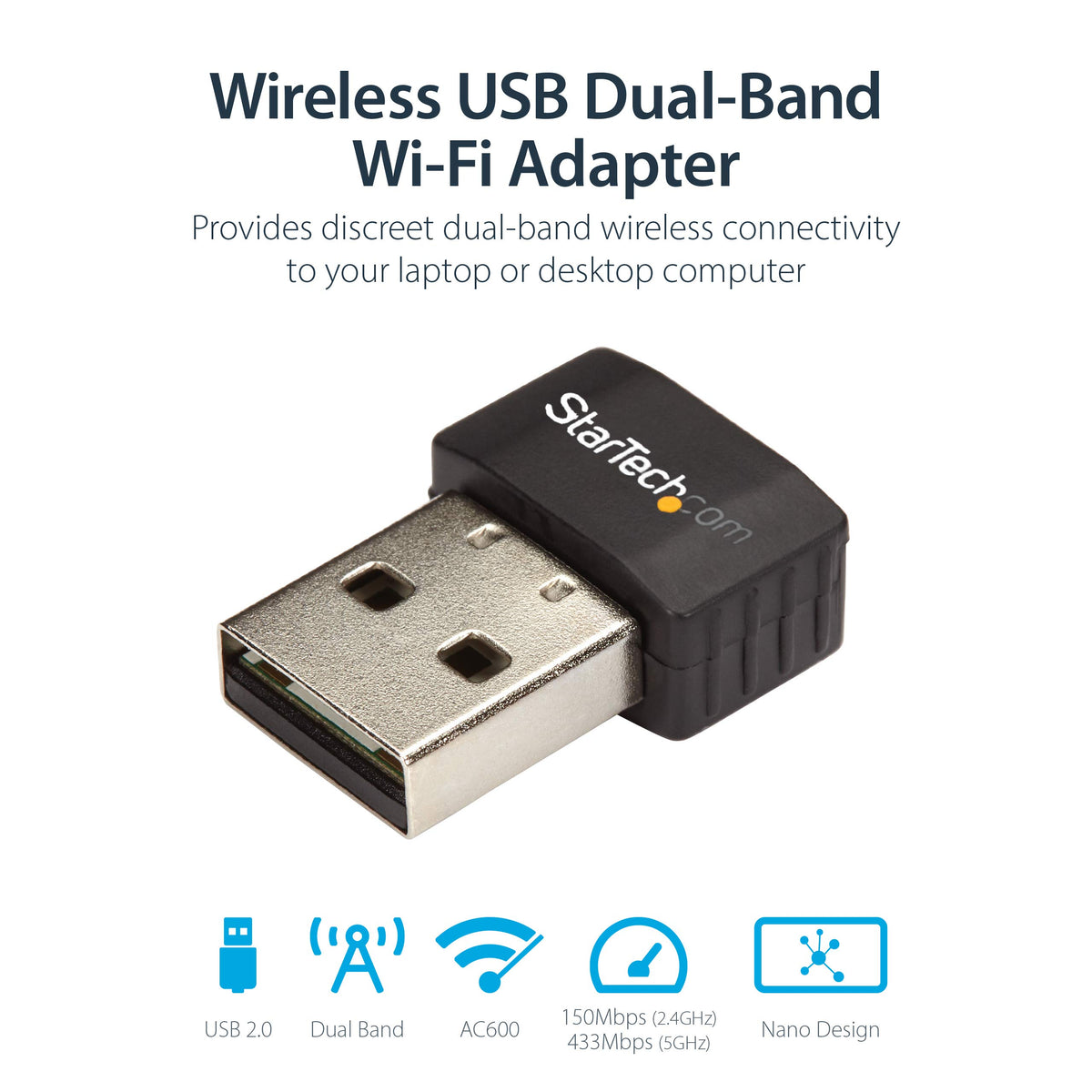 USB Wi-Fi Adapter - Dual-Band Nano