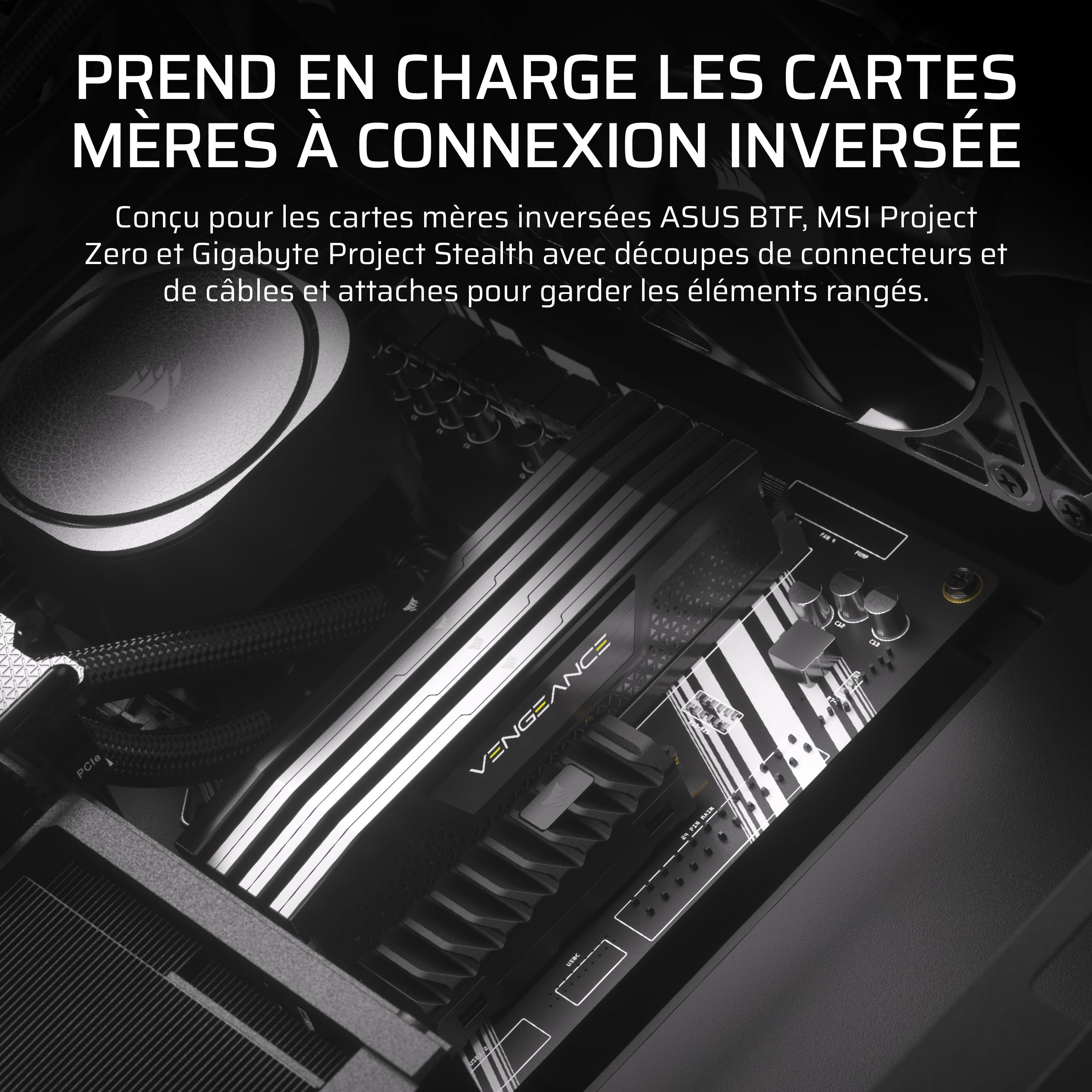 Boîtier ATX semi-tour Corsair Noir