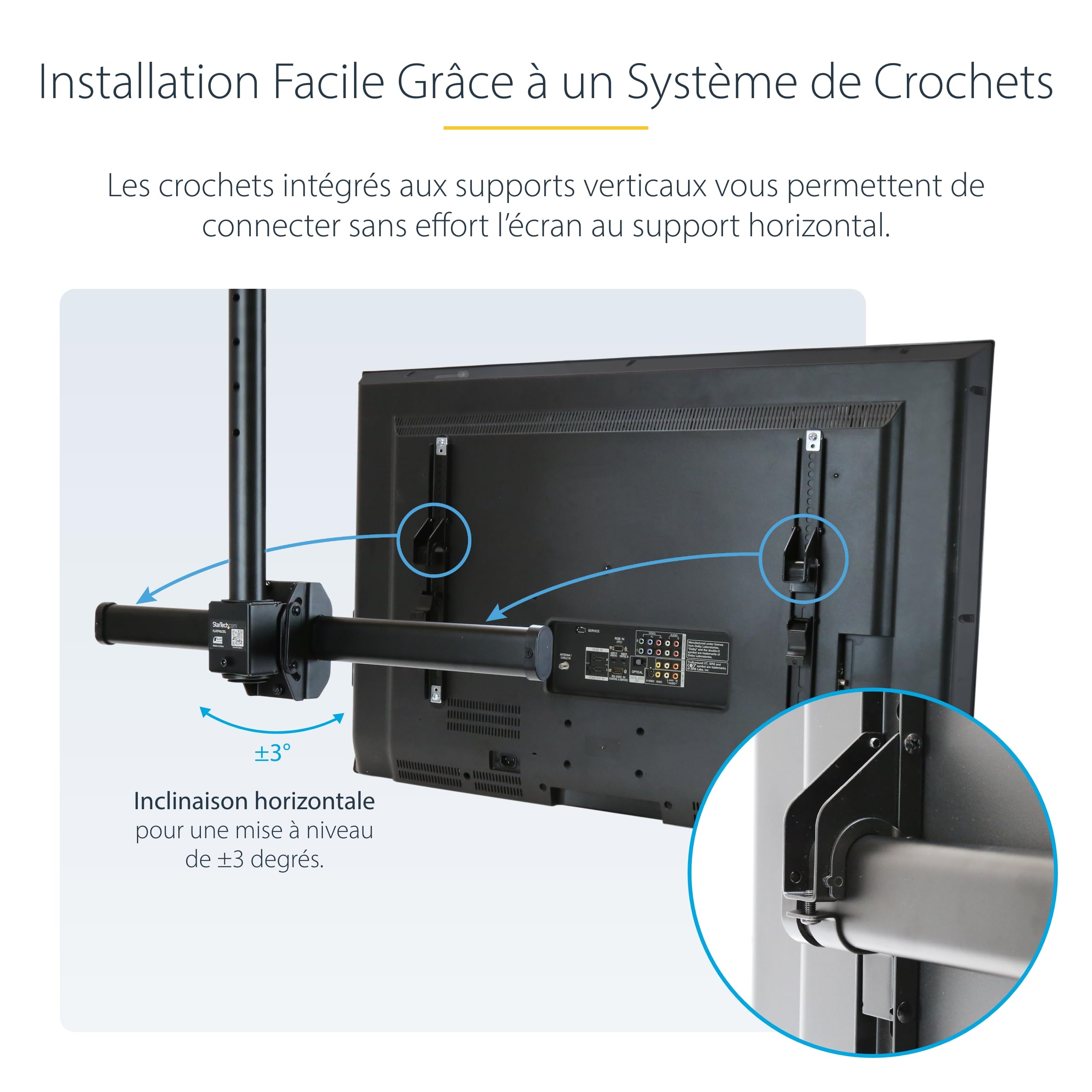 TV Mount Ceiling - For 32"-70" TV