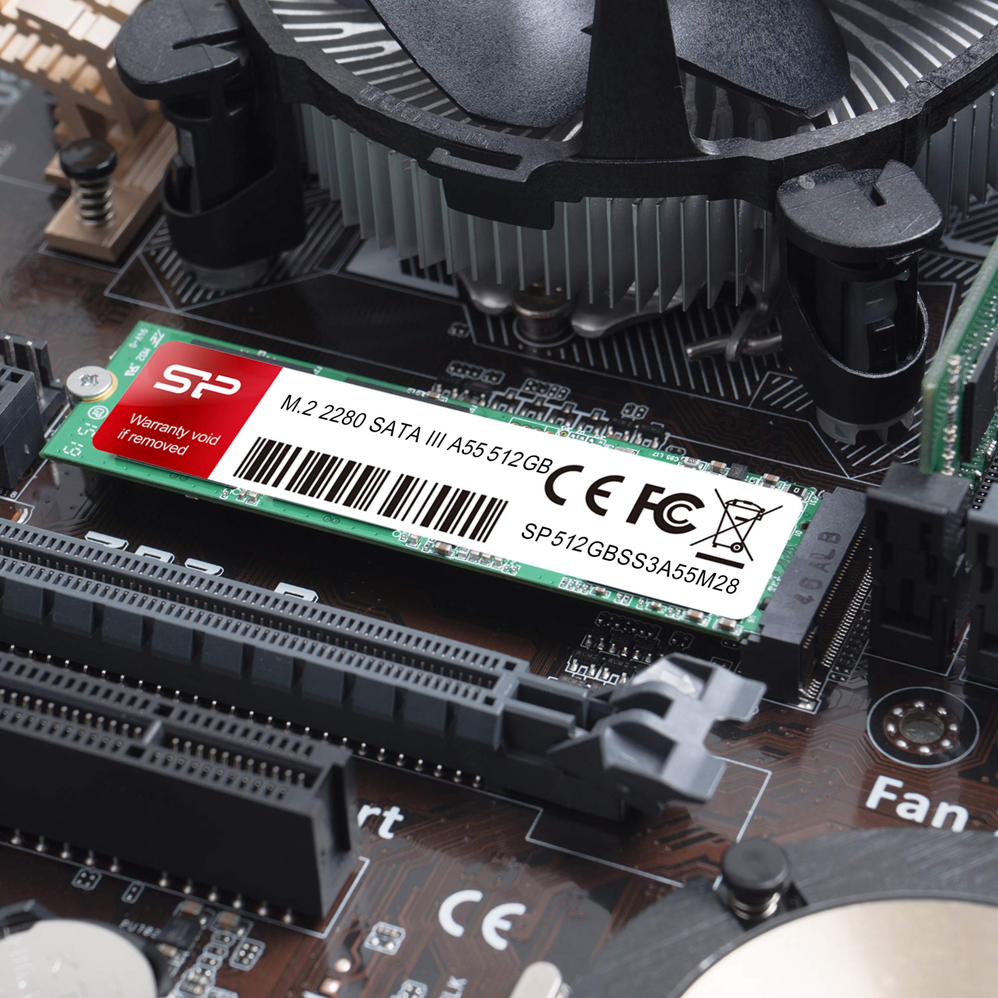 SILICON POWER SSD A55 128Go M.2 SATA 550/420 Mo/s