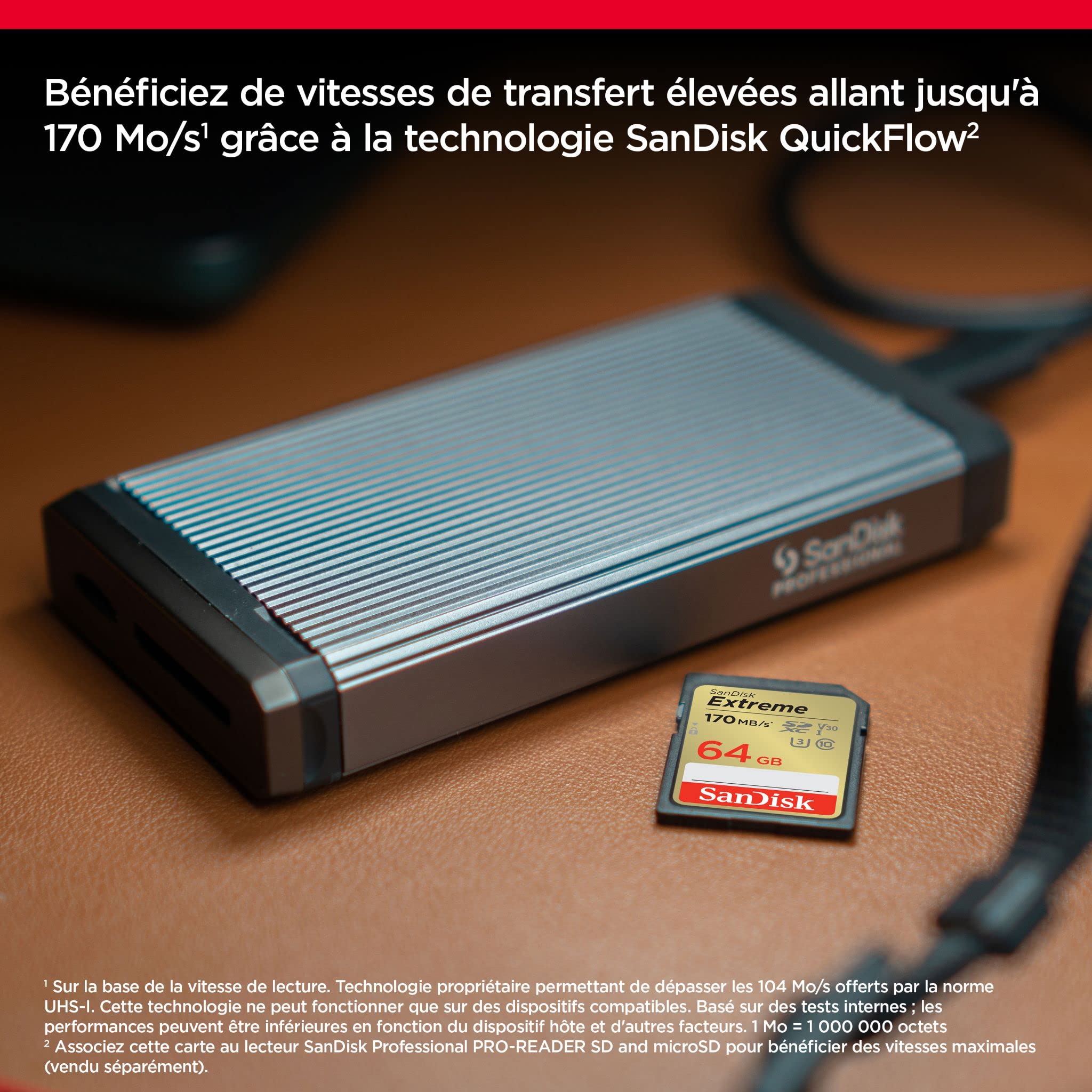 Extreme 64GB SDXC 170MB/s UHS-I C10 U3