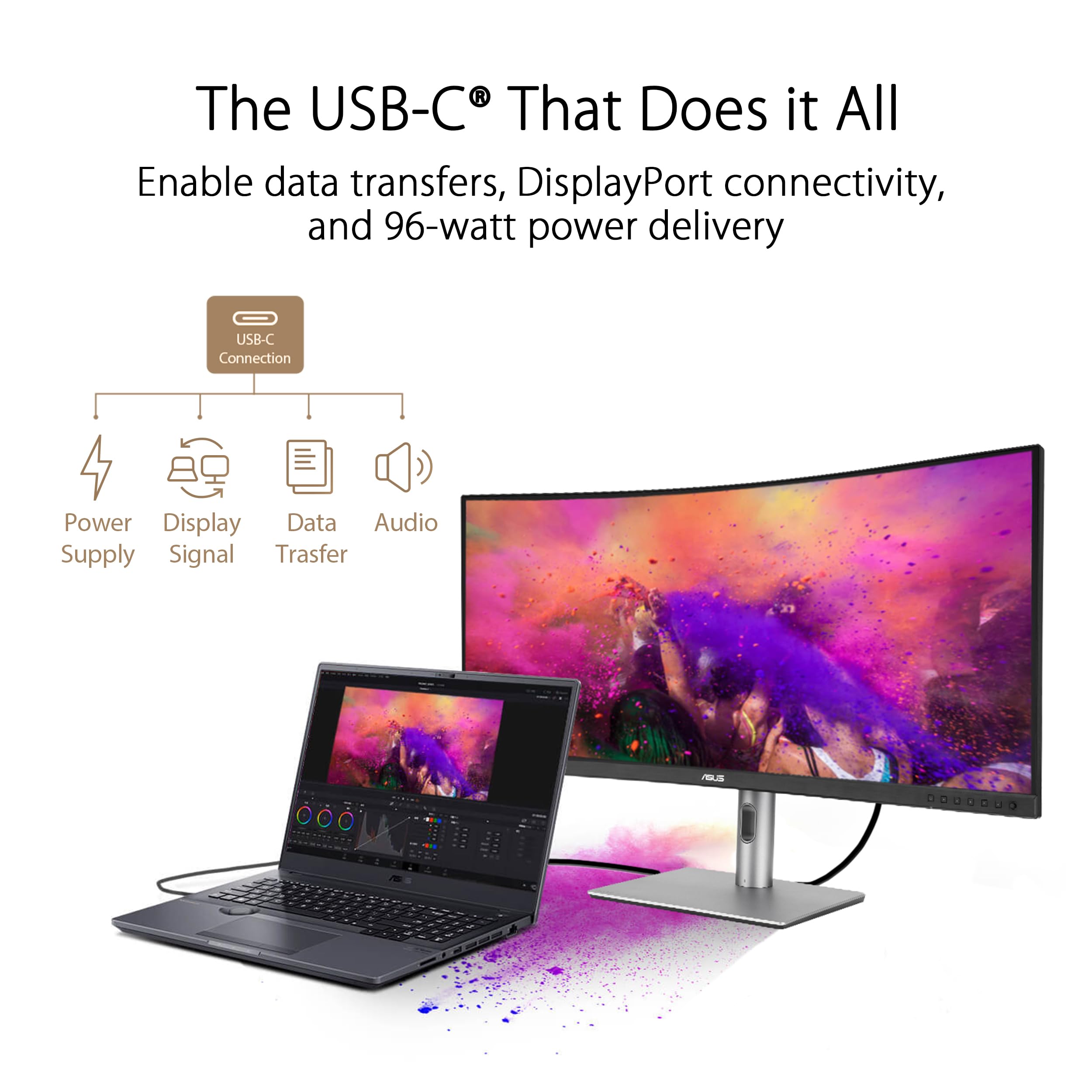 ASUS PA34VCNV 34"IPS Curvo 21:9 QHD USB
