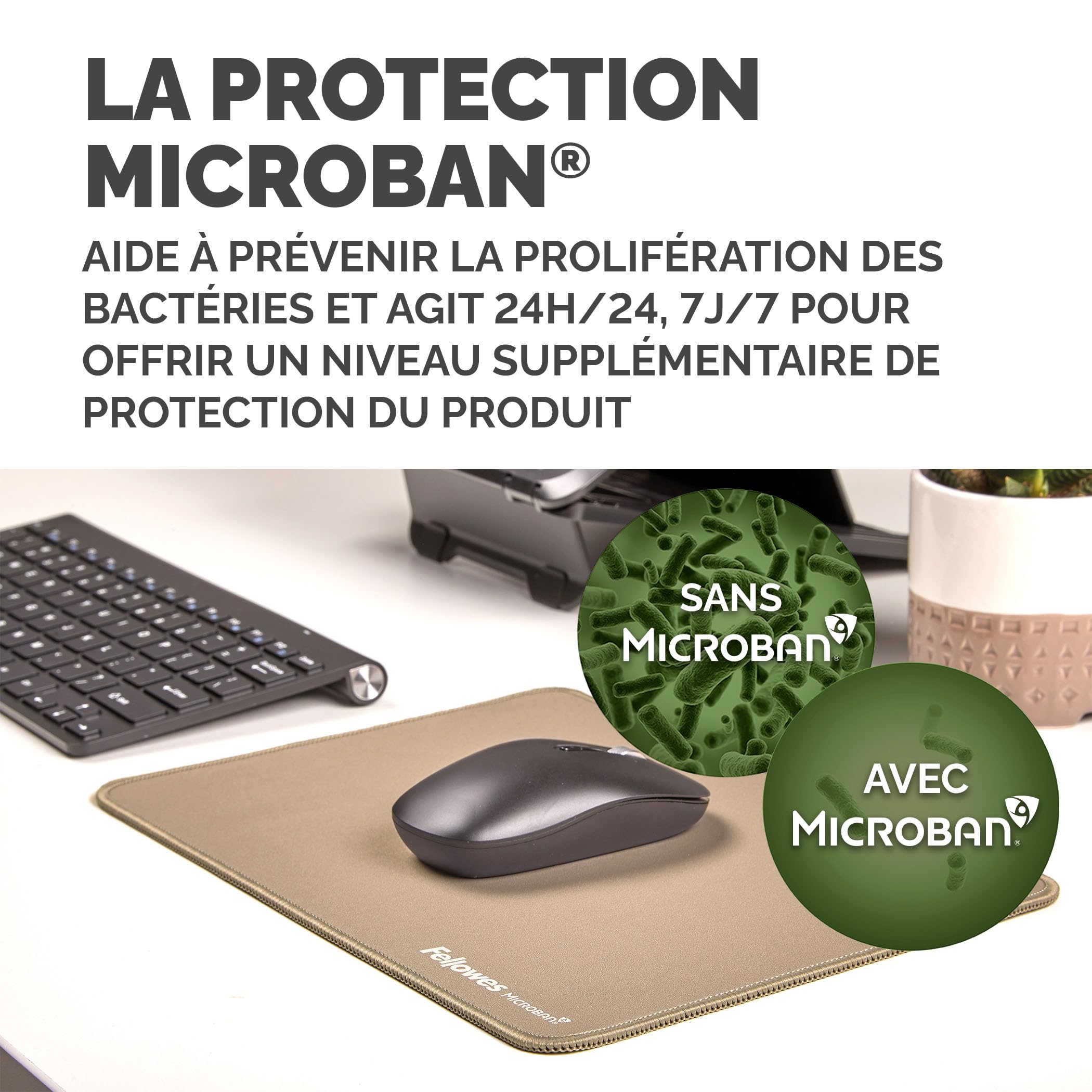 FELLOWES TAPIS DE SOURIS XL SABLE BREYTA