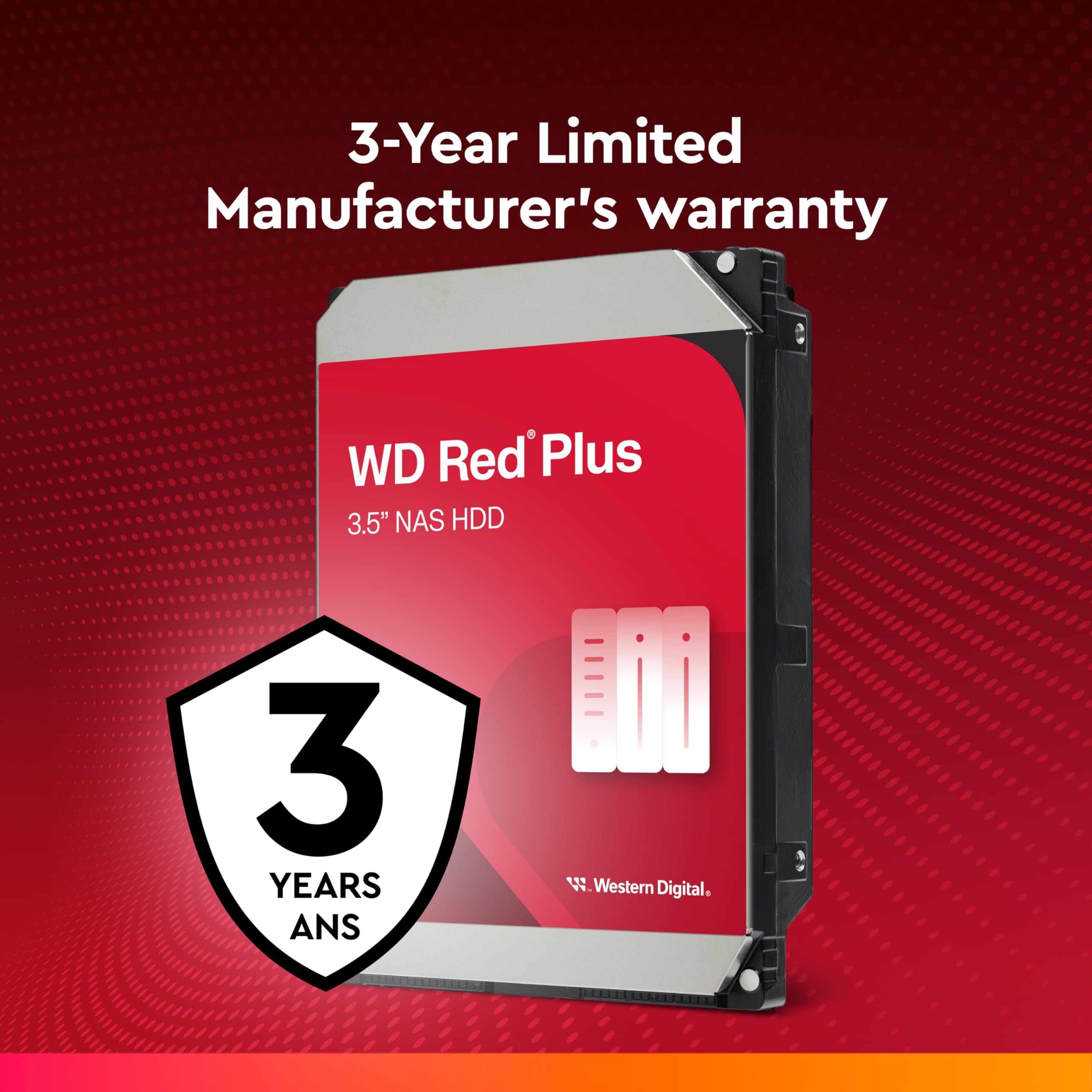 WD Red Plus 8To SATA 6Gb/s HDD Desktop