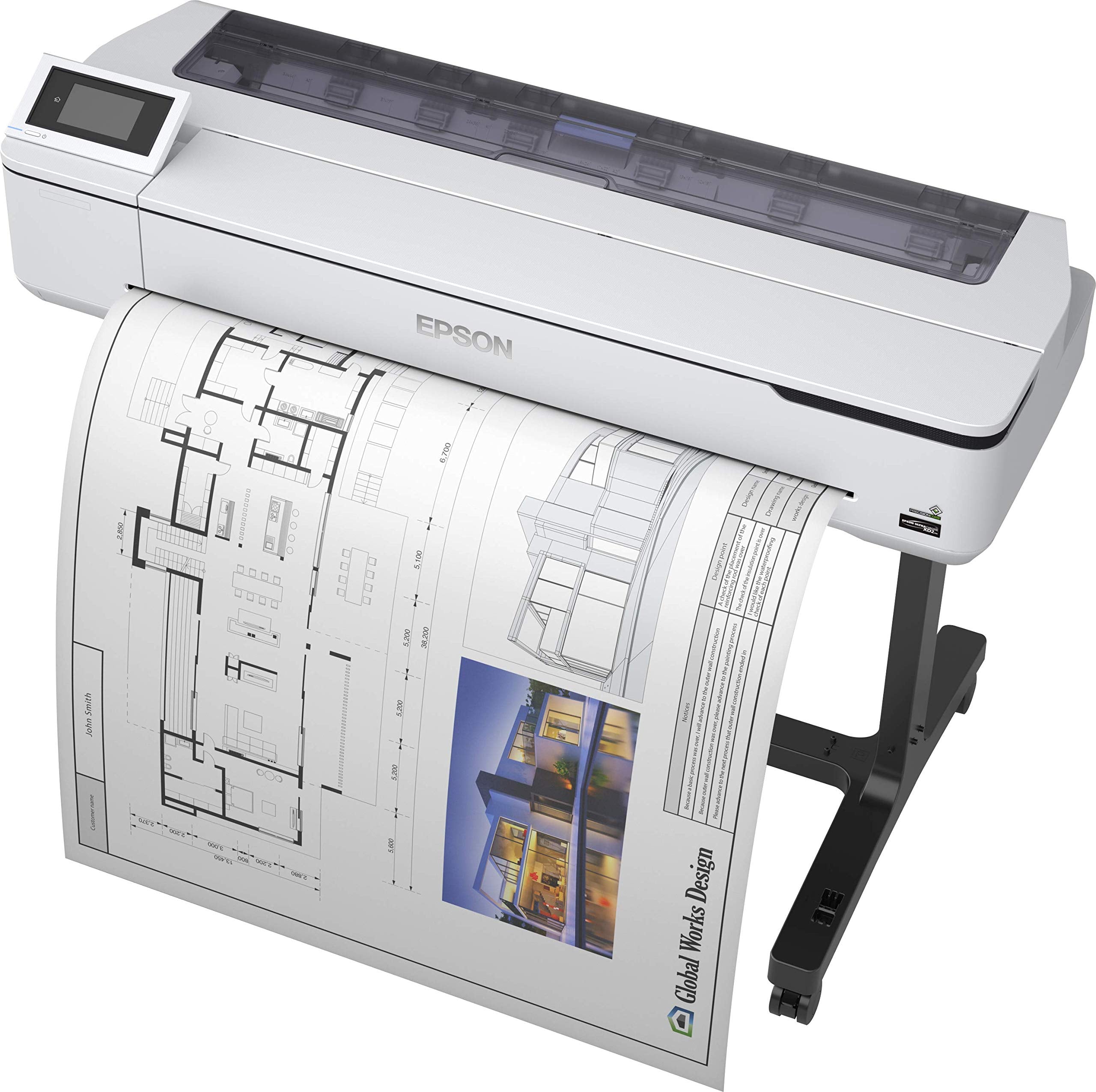 EPSON SureColor SC-T5100 36inch large-format printer colour ink-jet Roll 91.4cm 2400x1200dpi Gigabit LAN Wi-Fi USB 3.0 Cutter