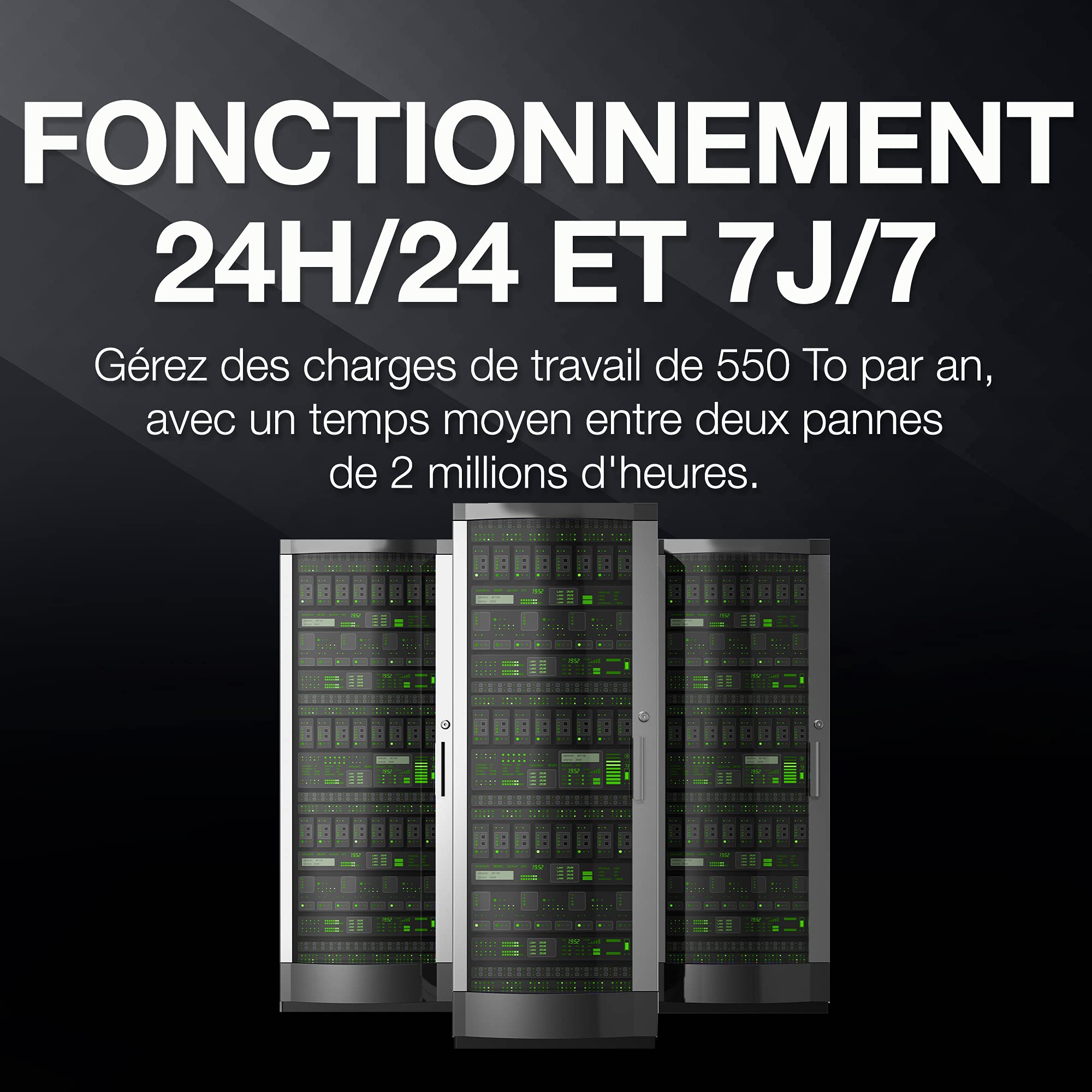 SEAGATE Exos 7E10 SAS 4To 7200tpm 256Mo cache 512n BLK