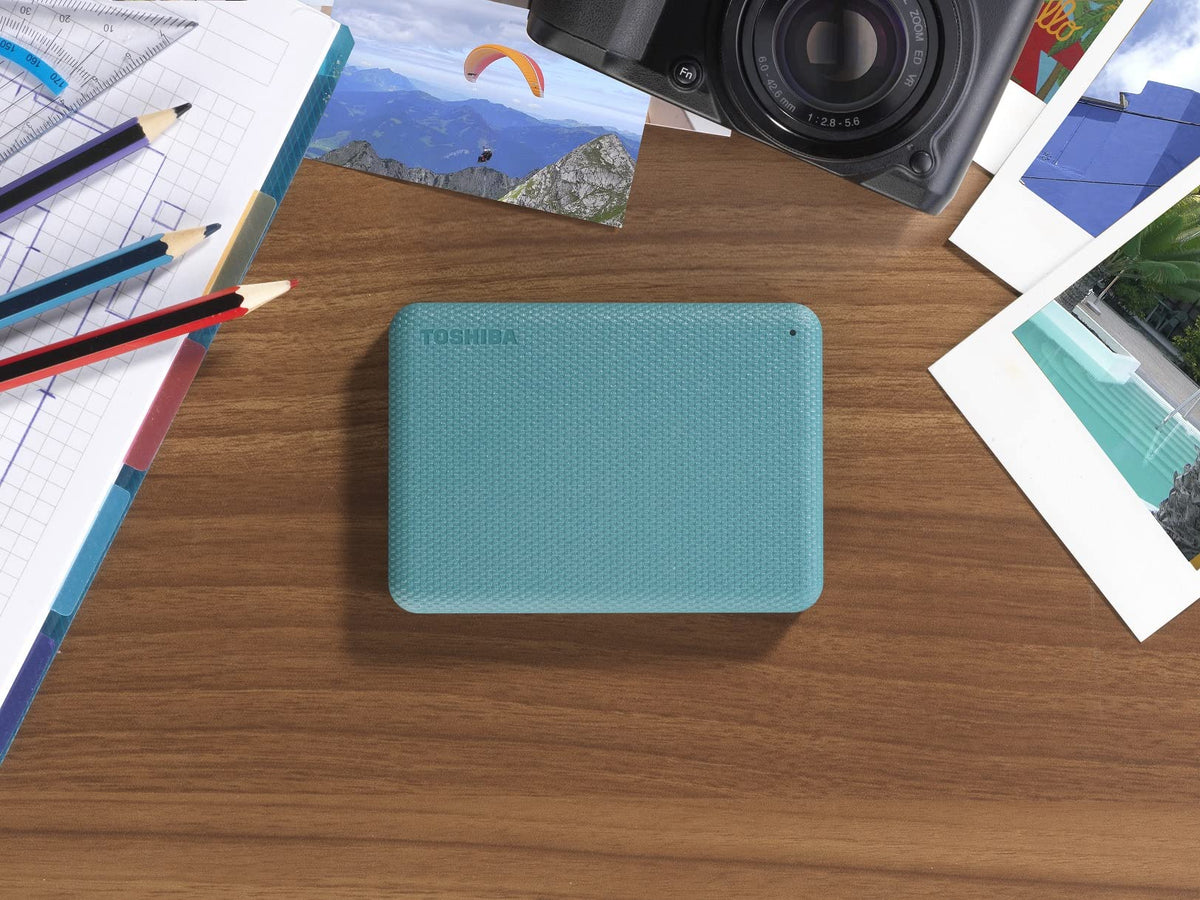"Toshiba Canvio Advance disque dur externe 2 To 2.5"" Micro-USB B 3.2 Gen 1 (3.1 Gen 1) Vert"