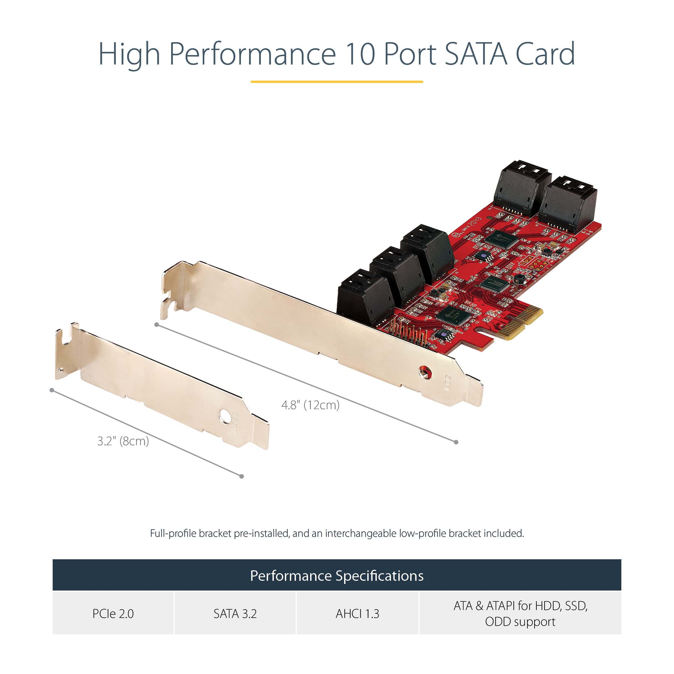 SATA PCIe Card/Controller Card 10 Ports