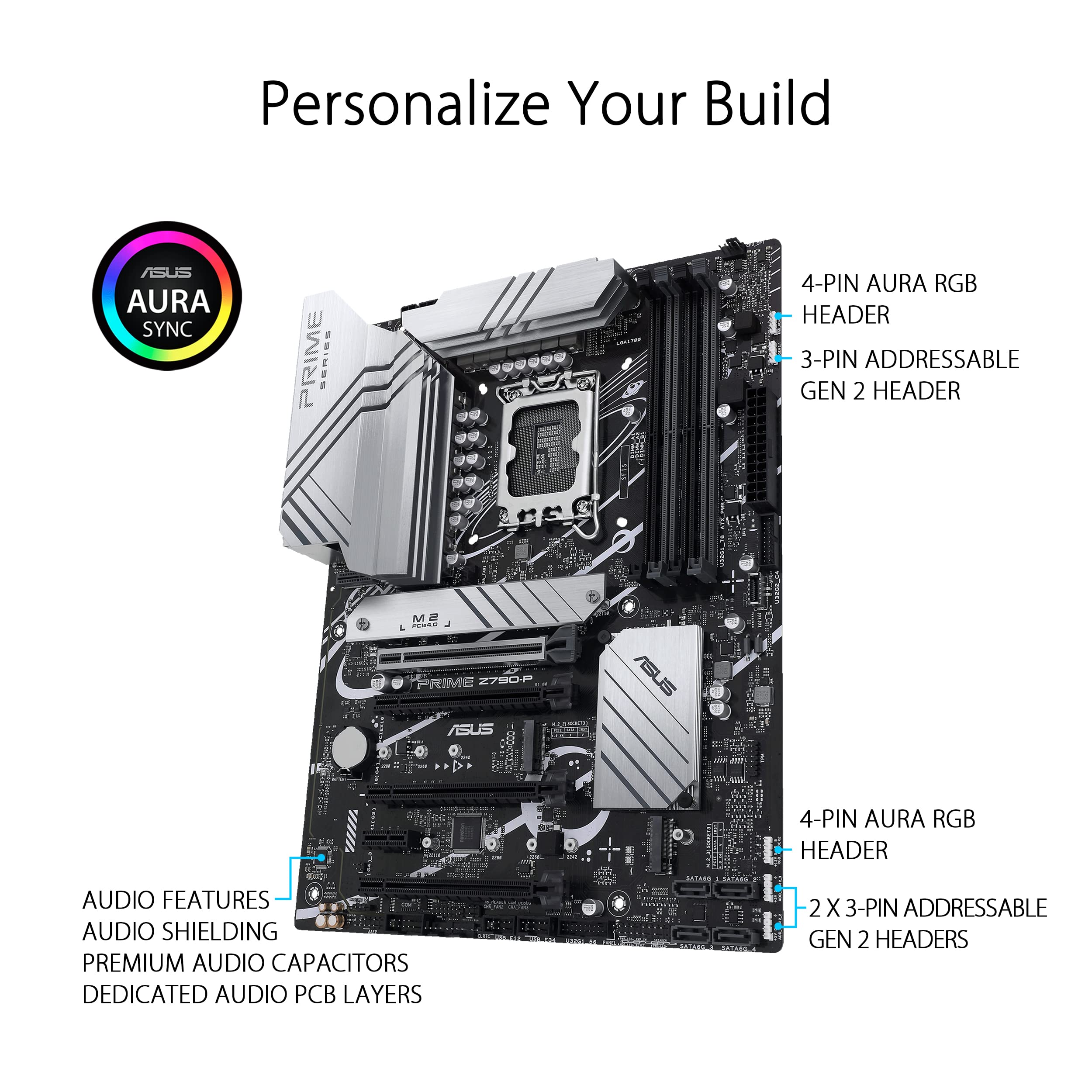 ASUS PRIME Z790-P LGA 1700 4xDDR5 ATX 4xSATA MB 1xHDMI 1xDP 3xM.2
