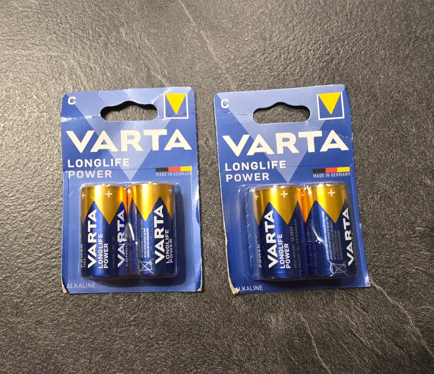 VARTA Piles alcalines 04914121412 LR14 / C blister de 2