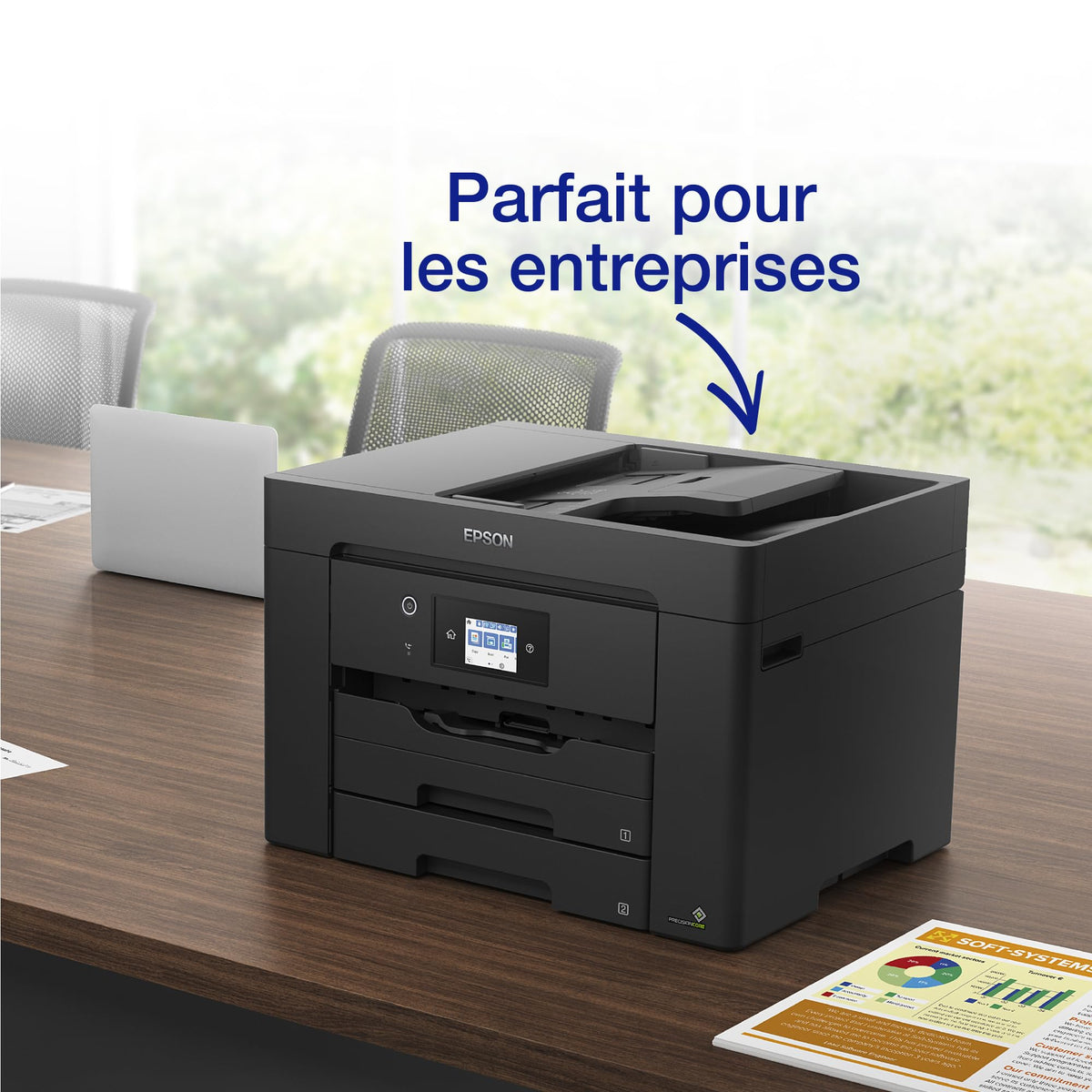 EPSON WorkForce WF-7830DTWF MFP colour ink-jet A3 297x420mm A3 25ppm print 500 sheets USB 2.0 LAN Wi-Fi