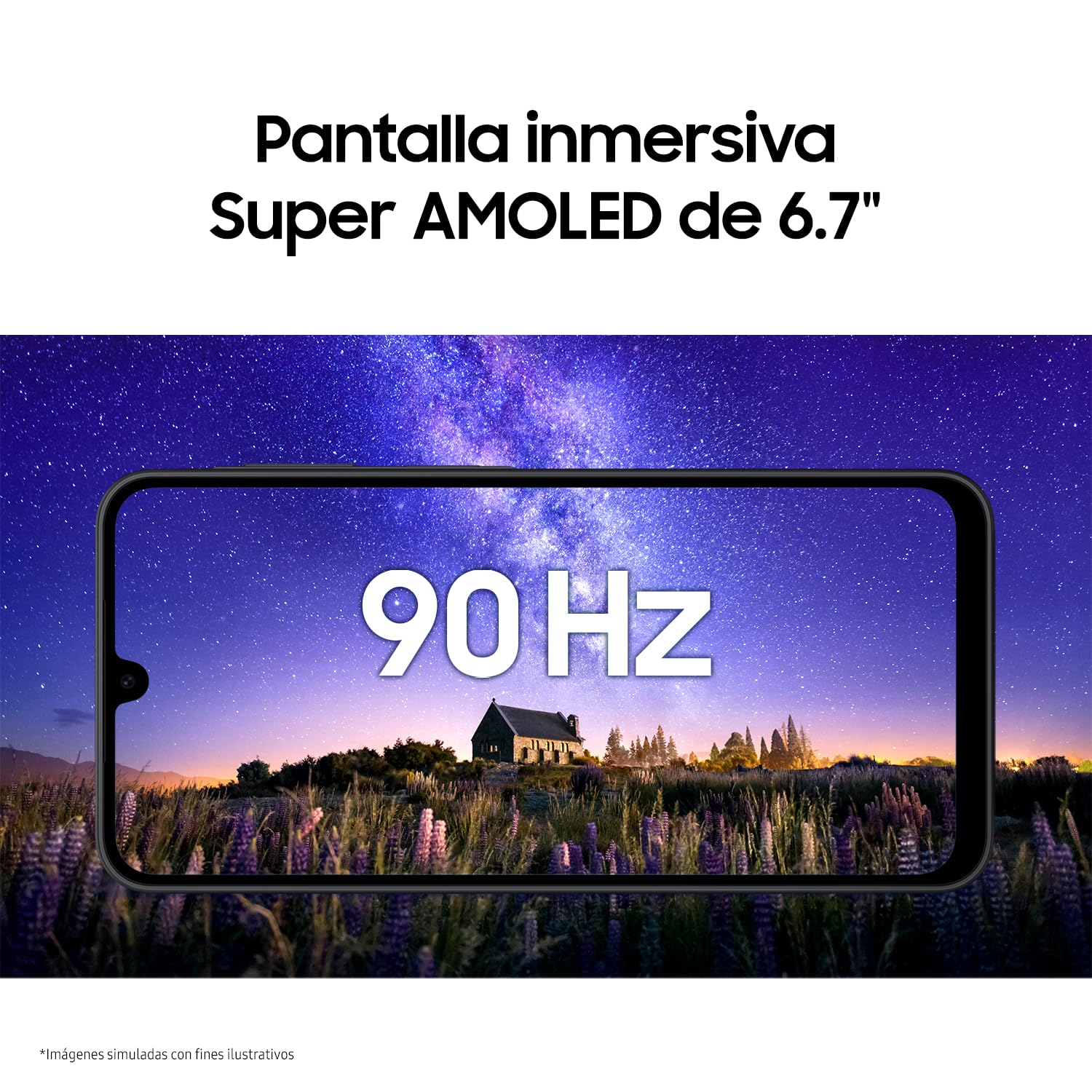 Samsung A175 Galaxy A17 4G (6.7'' - 128 Go, 4 Go RAM) Bleu Clair