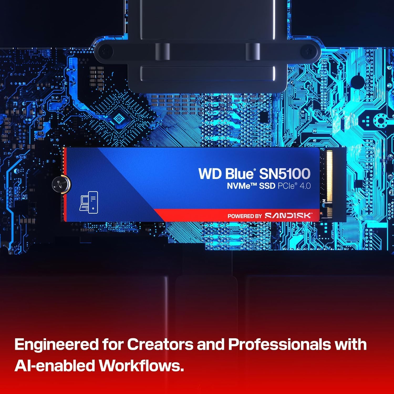 WD Disque SSD Blue SN5100 NVMe 500Go POWERED BY SANDISK