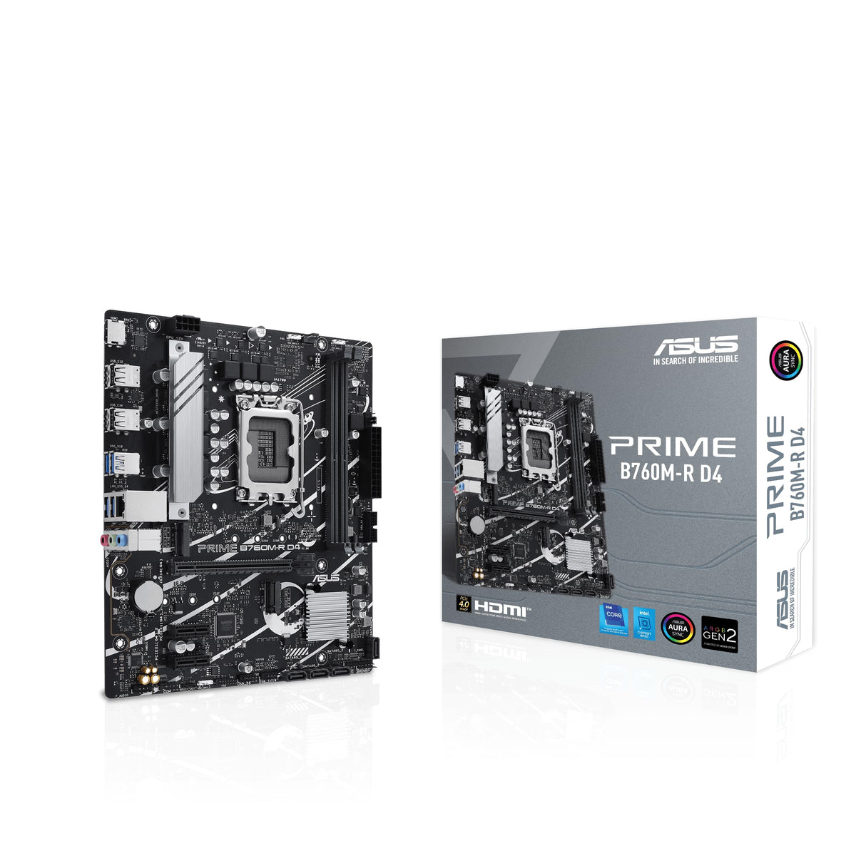 ASUS PRIME B760M-R D4 LGA1700 2xDDR4 4xSATA 2xM.2