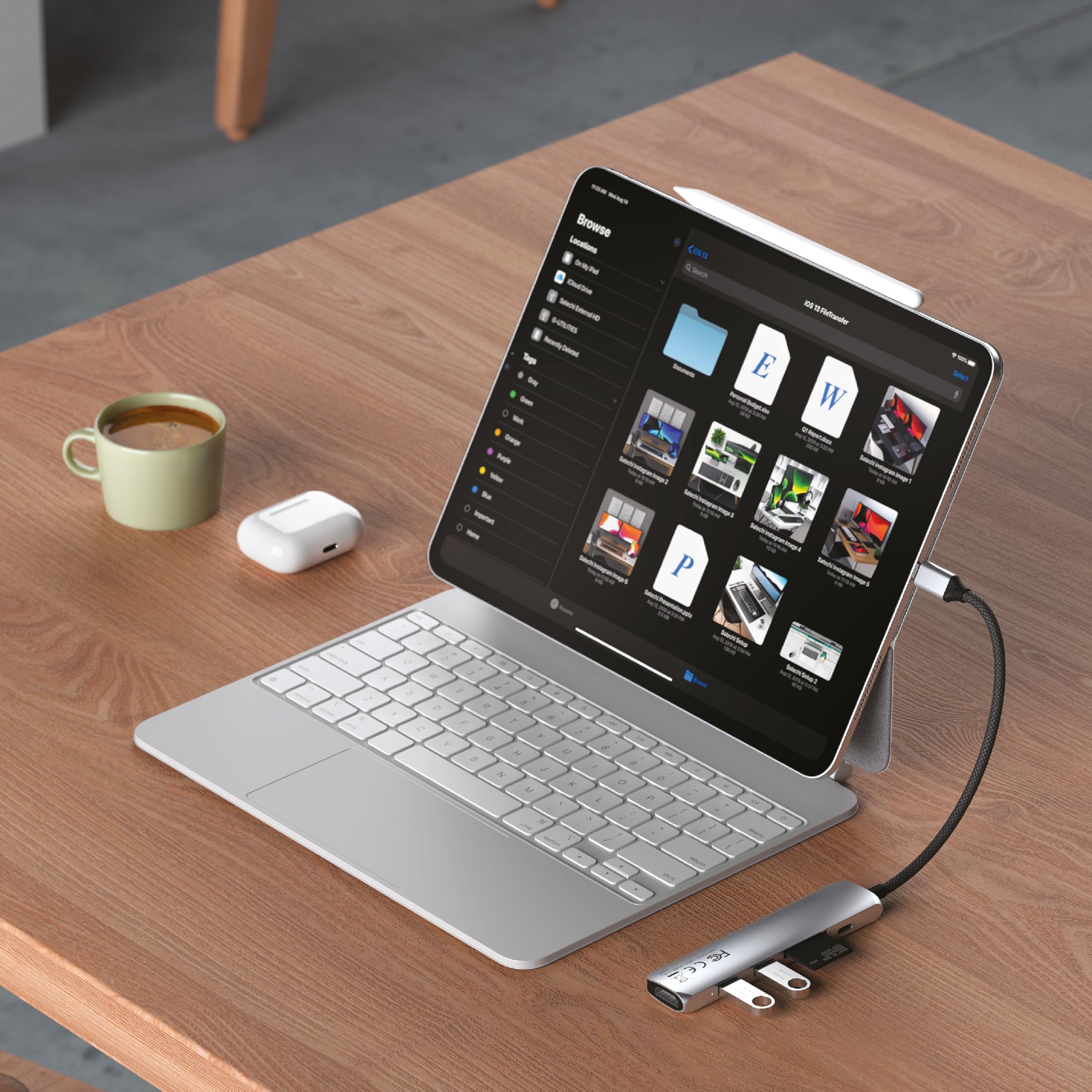 6-IN-1 USB-C MULTIPORT ADAPTER SILVER