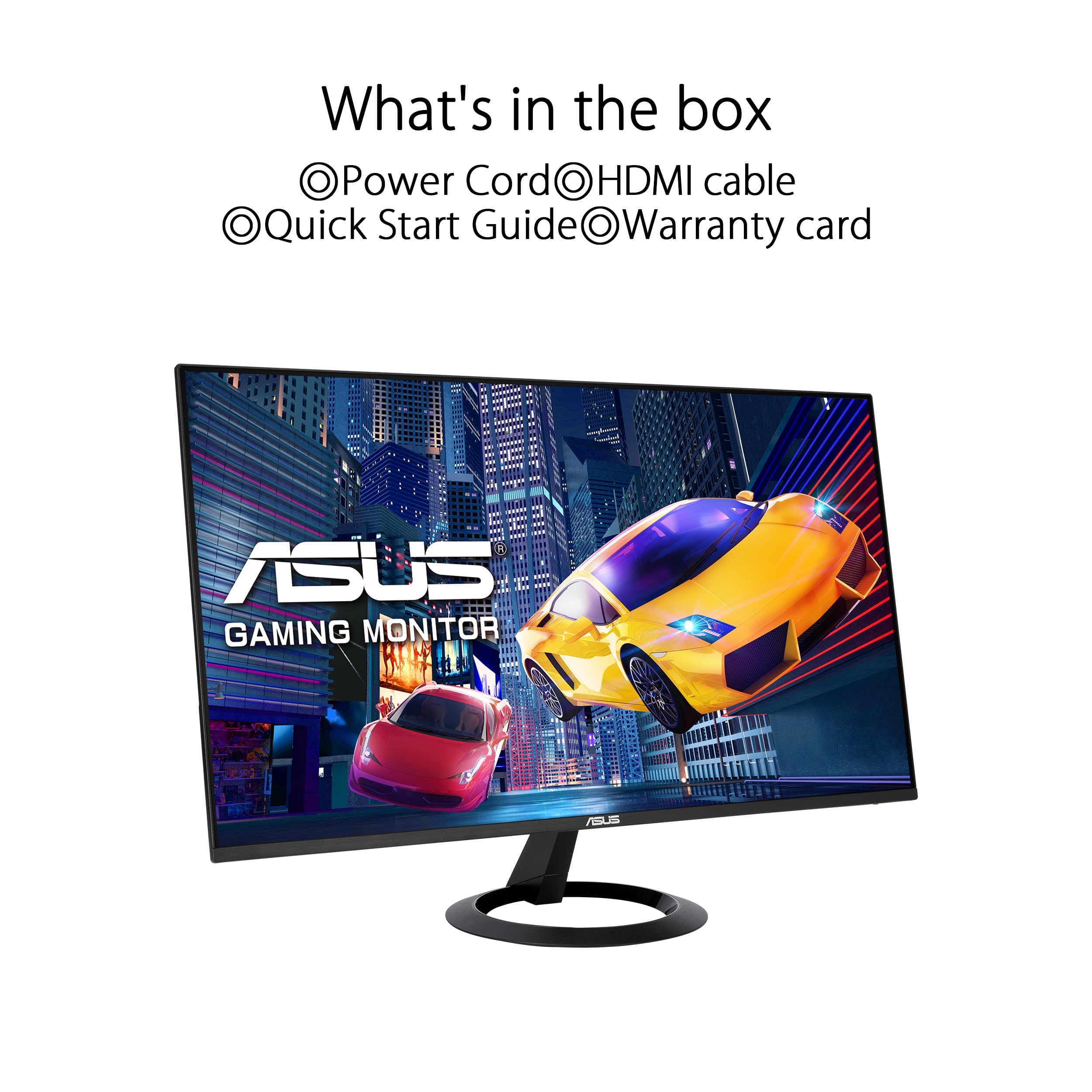 "ASUS VZ24EHF écran plat de PC 60,5 cm (23.8"") 1920 x 1080 pixels Full HD LCD Noir"