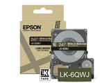EPSON Matte Tape Khaki/White 24mm 8m LK-6QWJ