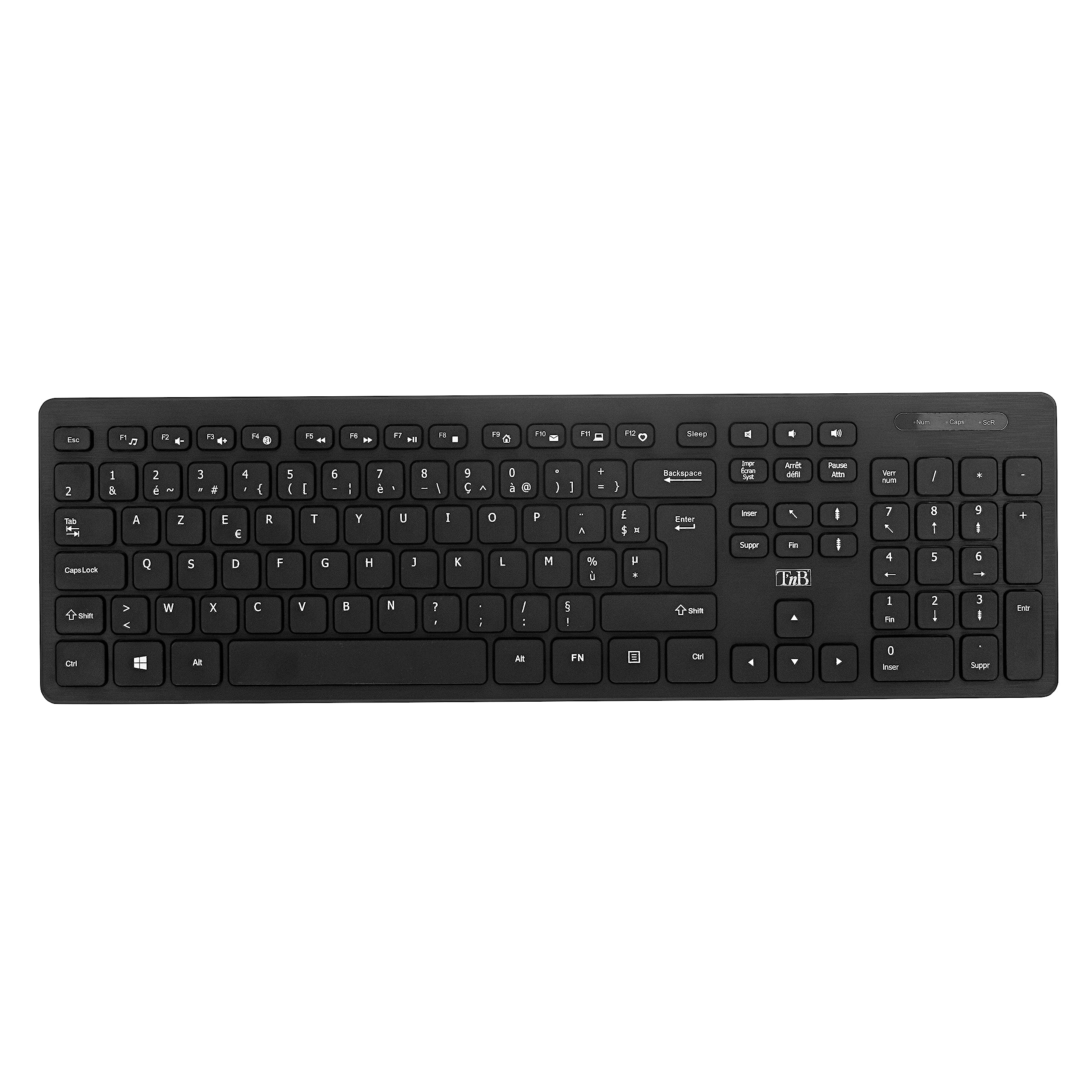 TNB HUB Wired Keyboard Built-In 3X Usb-A Hub Brushed Finish Fine Touches Automatic Connection No Installation Required