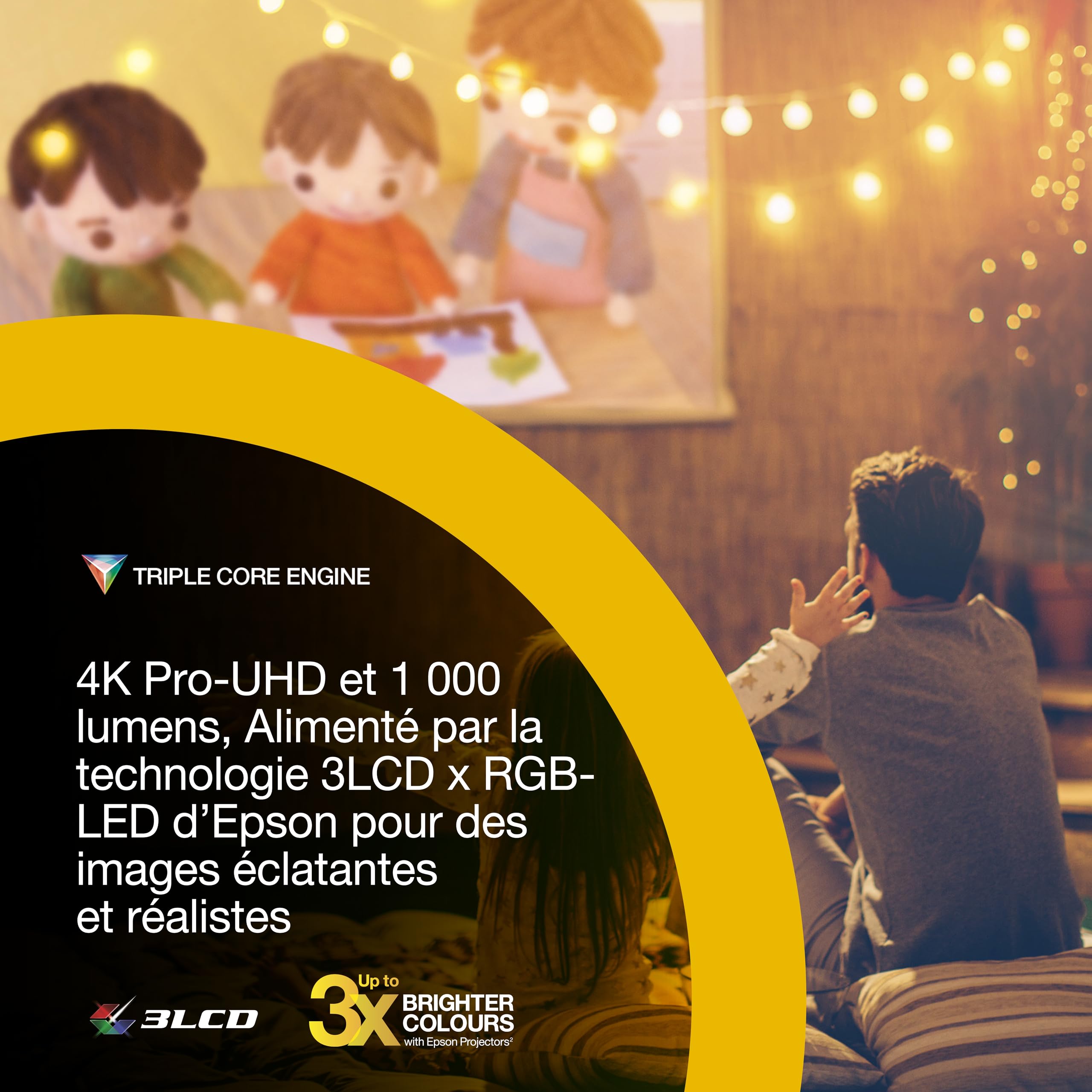 EPSON EF-72 4K UHD PRO Projector 1000lm