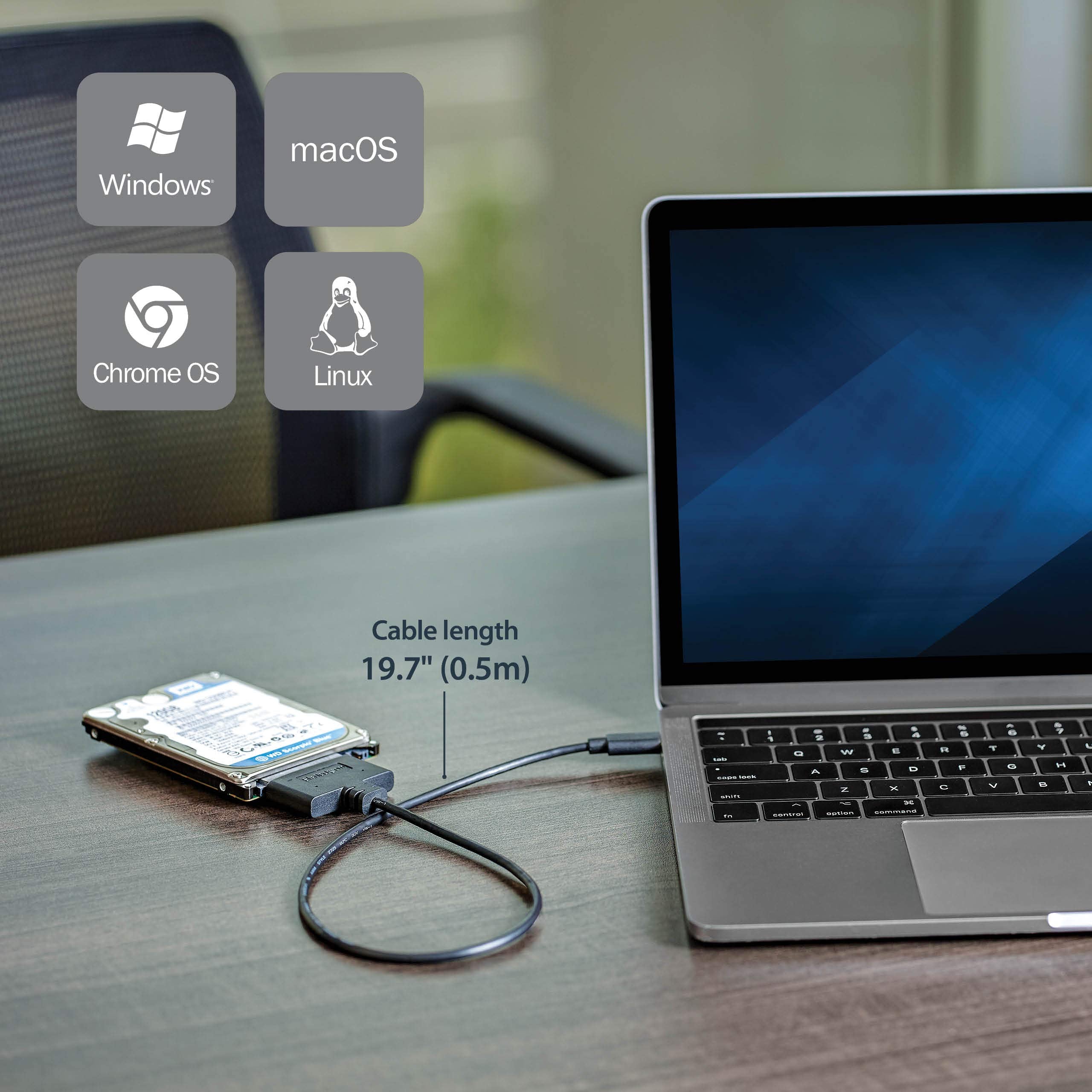 USB C to SATA Adapter USB 3.1 -2.5" SATA