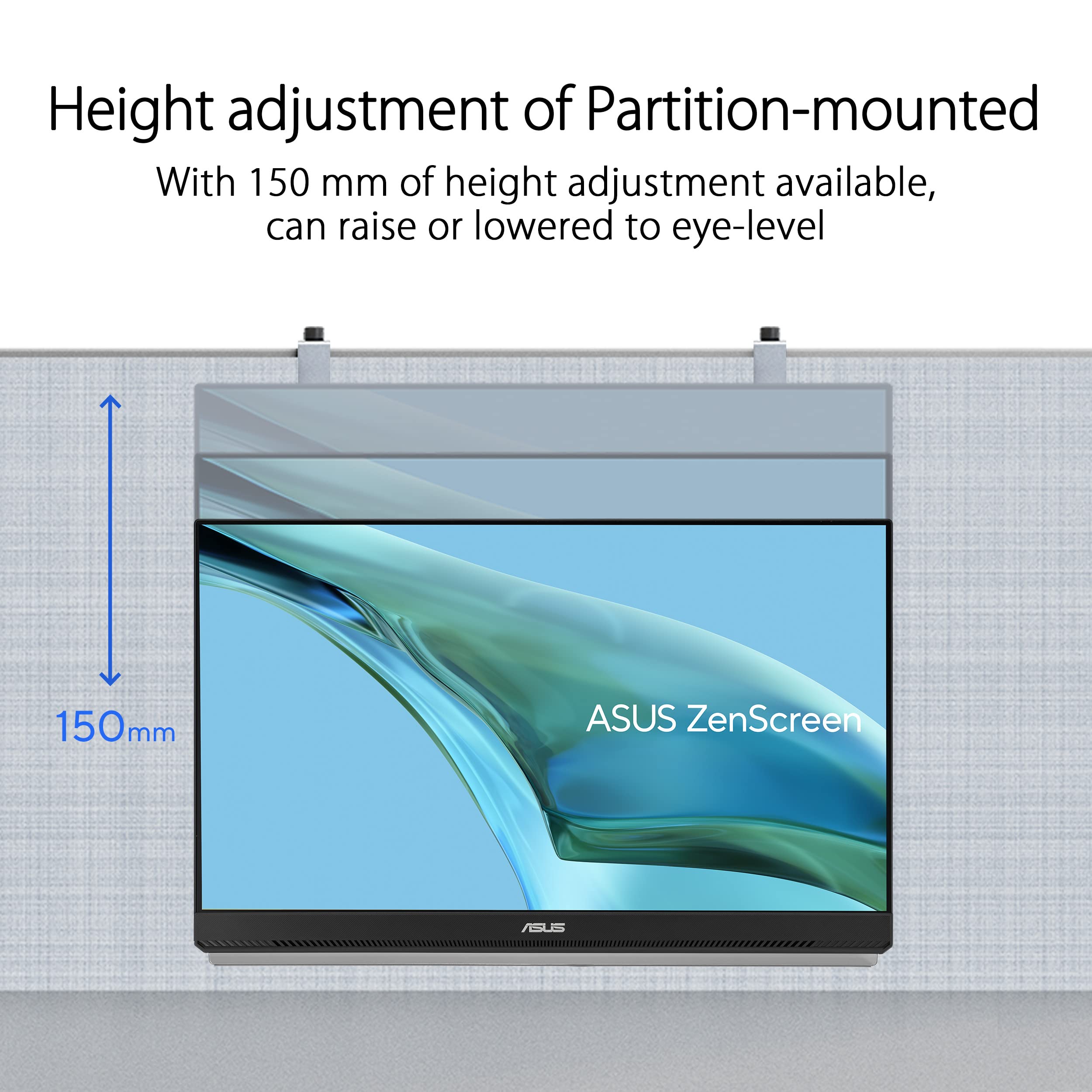 ASUS ZenScreen MB249C 24p portable Monitor Full HD 1920x1080 60W FreeSync IPS Panel 16:9 Speaker USB Type-C HDMI