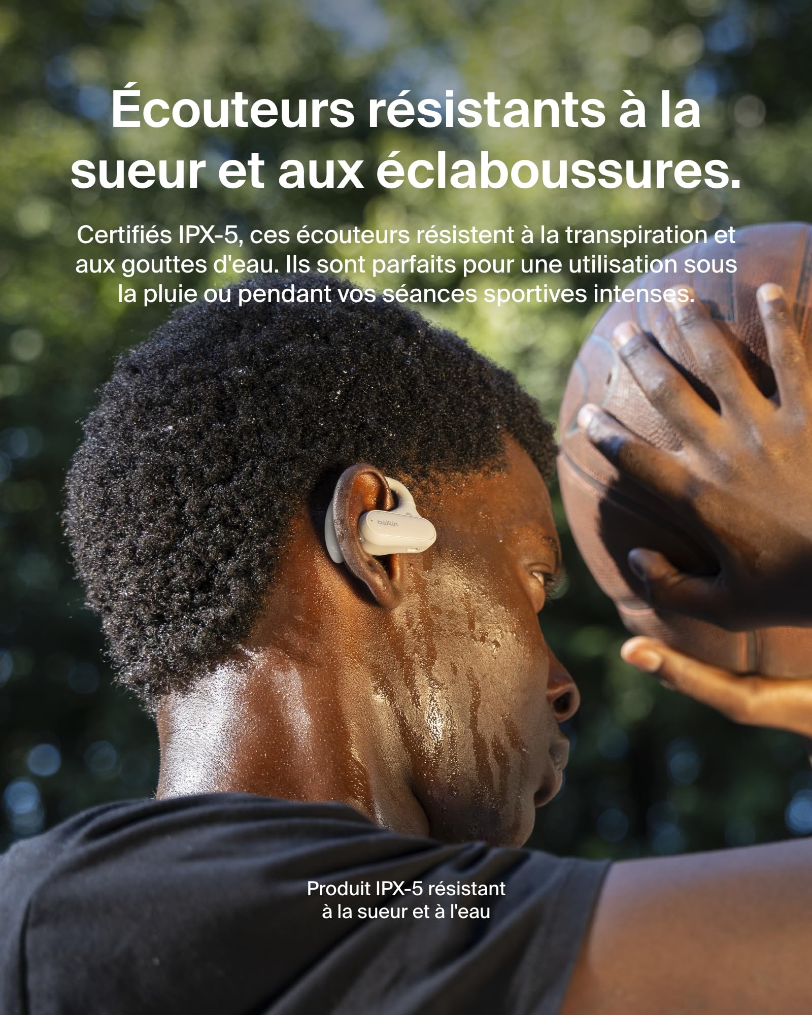 BELKIN Clearfit Open-Ear Wireless Earbuds Sand