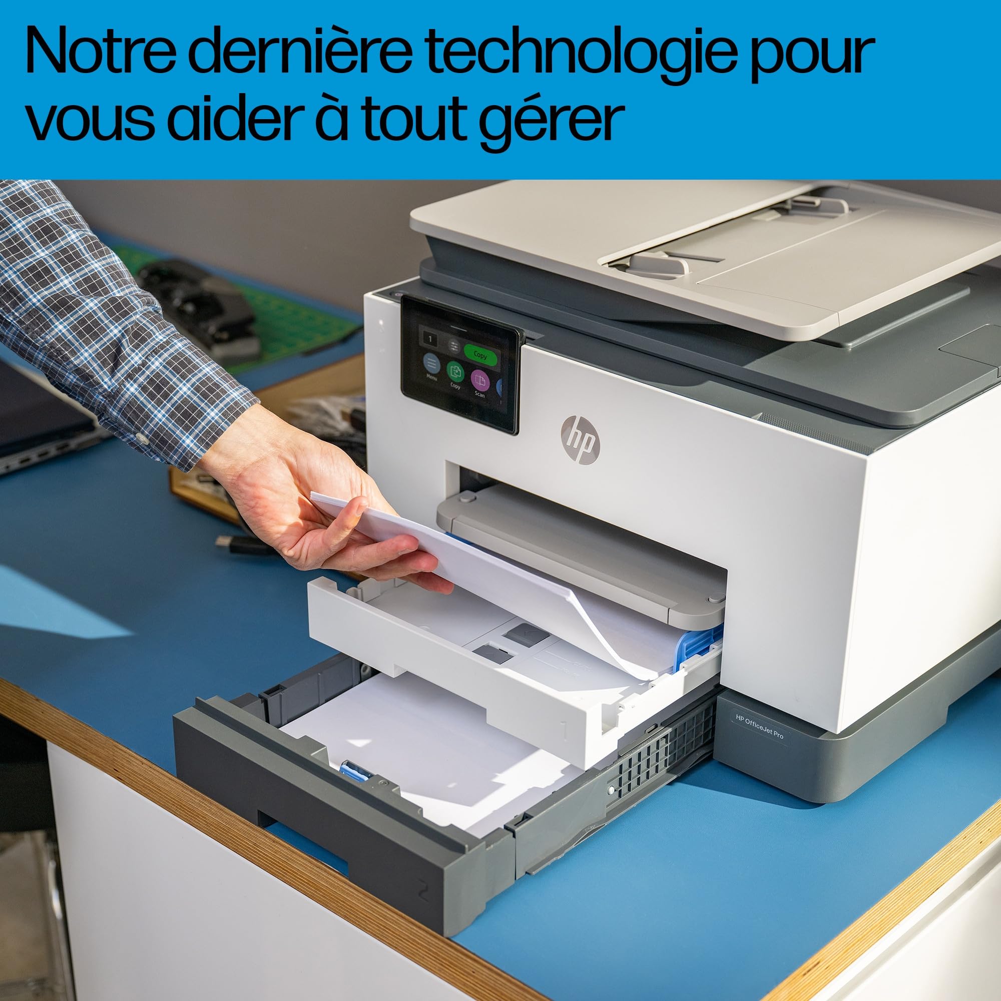 HP Officejet Pro 9130b All-in-One MFP colour ink-jet A4 23ppmcopy 25ppmprint 250 sheets USB2.0 LAN Wi-Fi imprimante multifonction