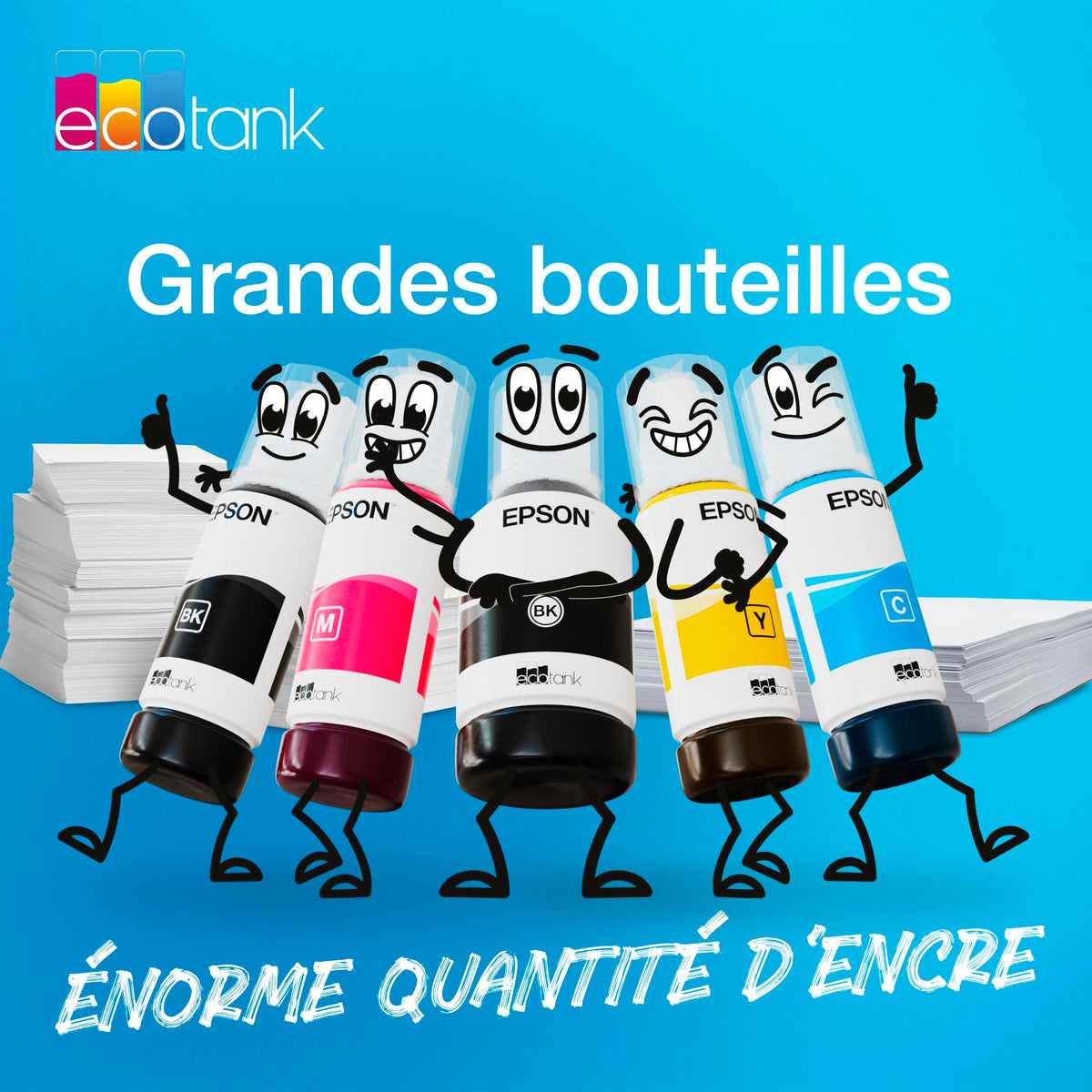 EPSON 1LB 106 EcoTank Cyan ink bottle