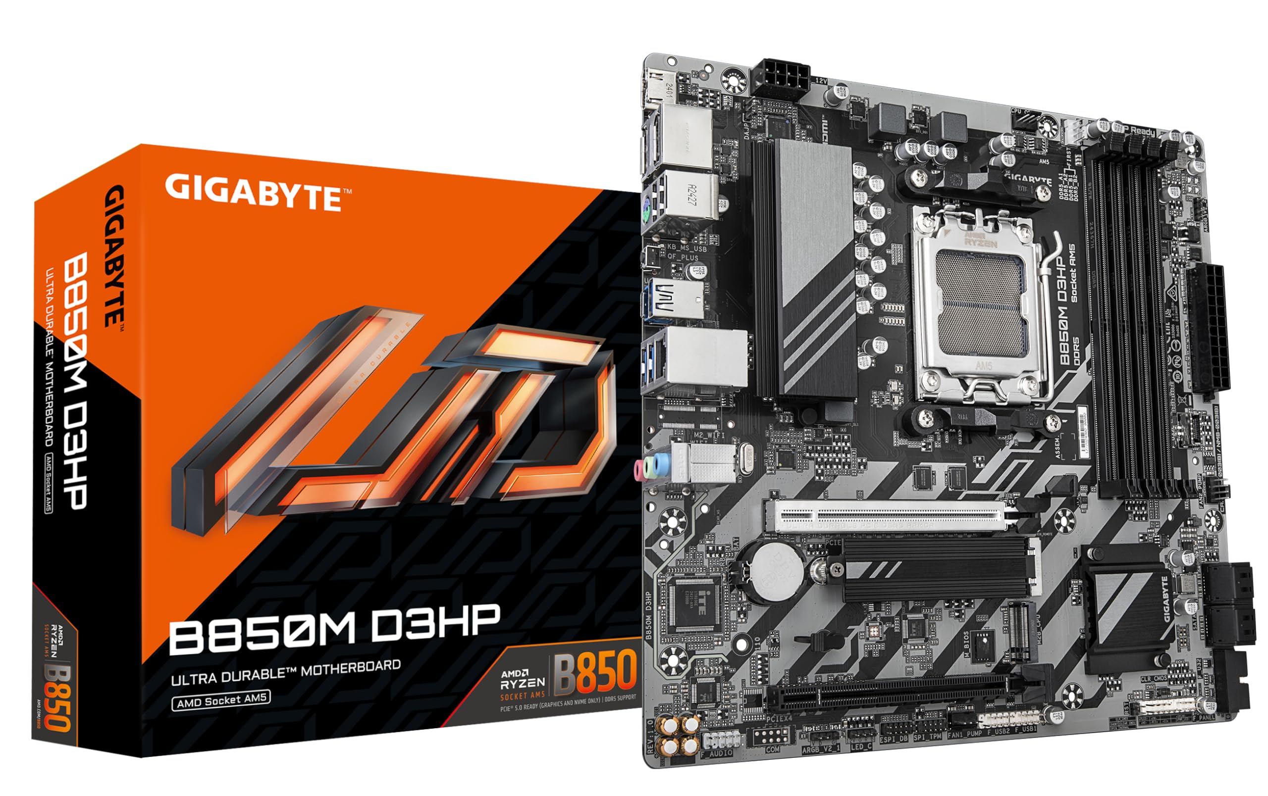 GIGABYTE B850M D3HP carte mere AMD B850 Emplacement AM5 micro ATX