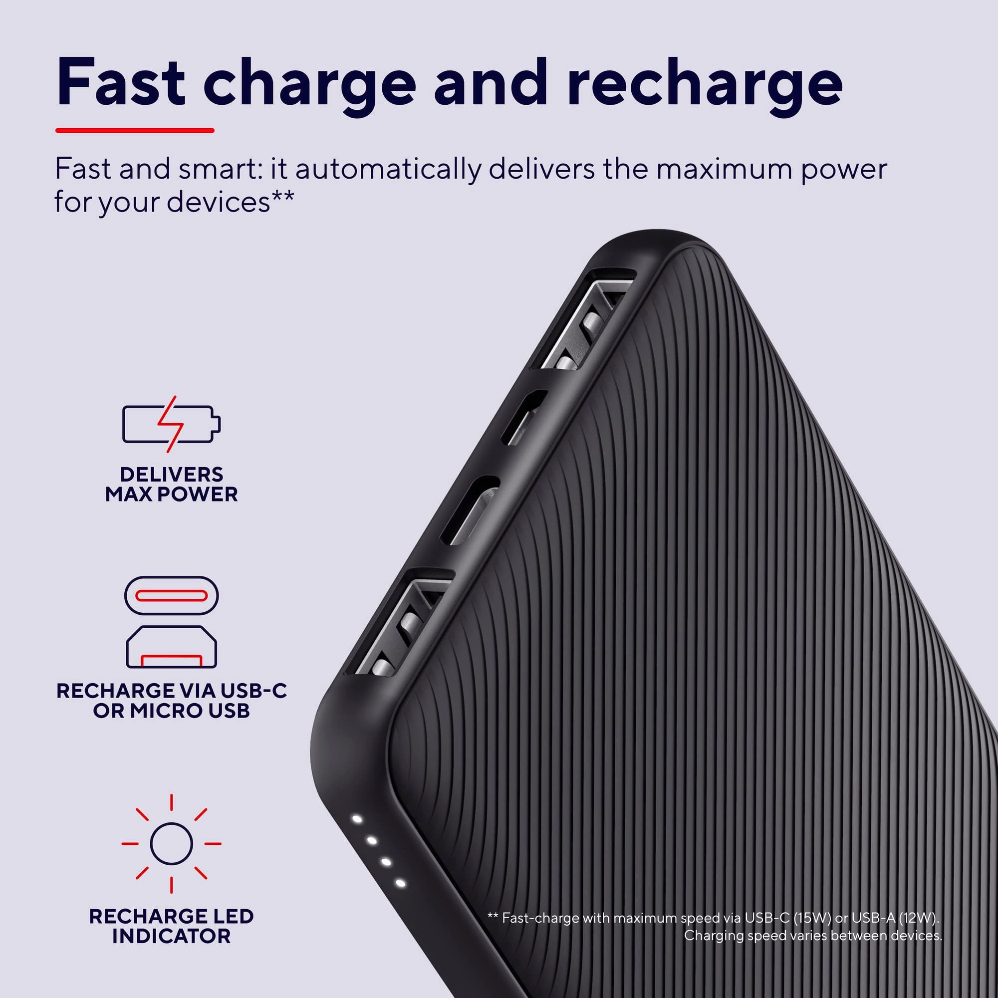 TRUST Powerbank PRIMO 10.000 mAh ECO - Black
