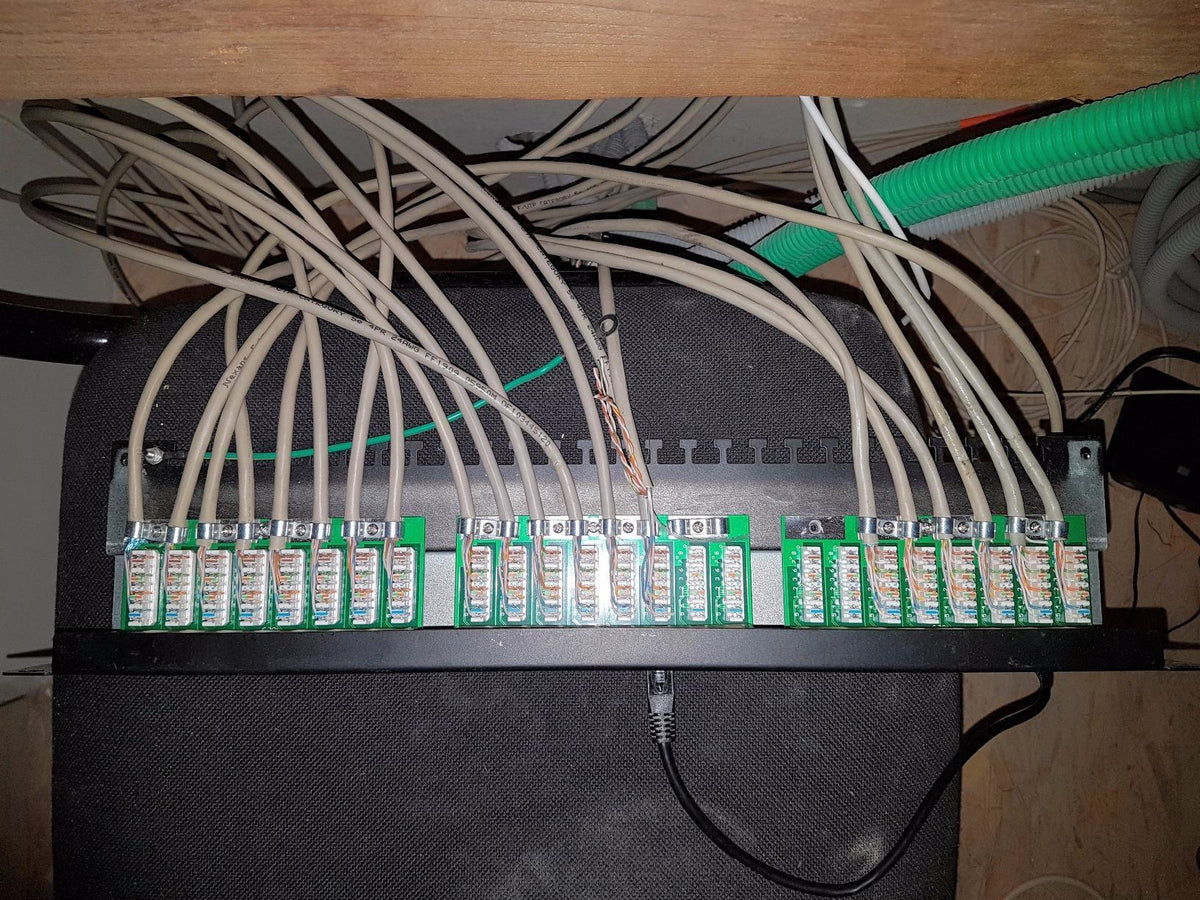 LINDY Cat.6 Patchpanel 24p STP 1U black