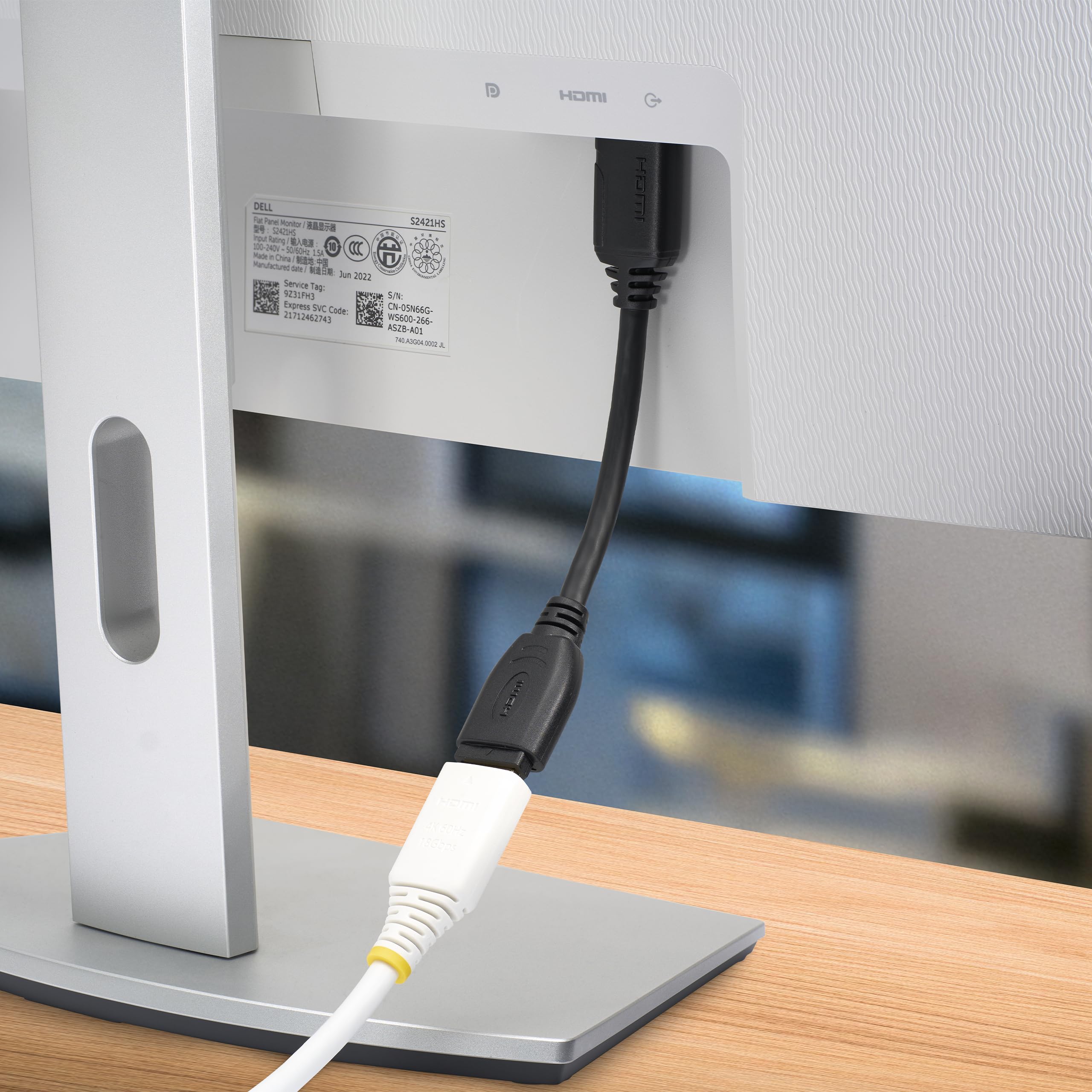 HDMI 2.0 cable door protector 15cm - 4K