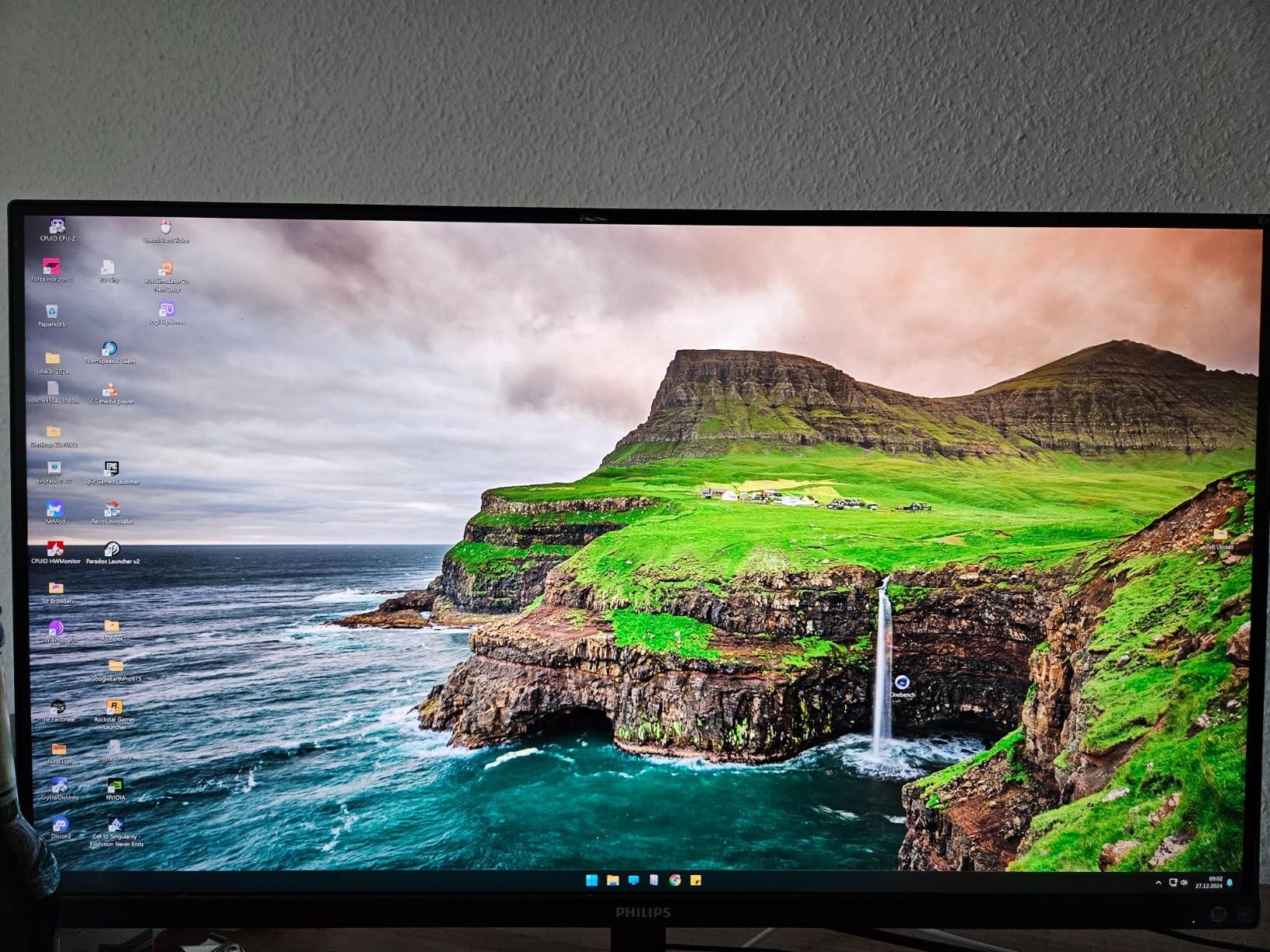 PHILIPS 275E2FAE/00 E-Line 27p IPS Flat 2560x1440 16:9 1000:1 350cd/m2 75Hz 1ms MRPT SPEAKERS DP 2xHDMI VESA 100x100