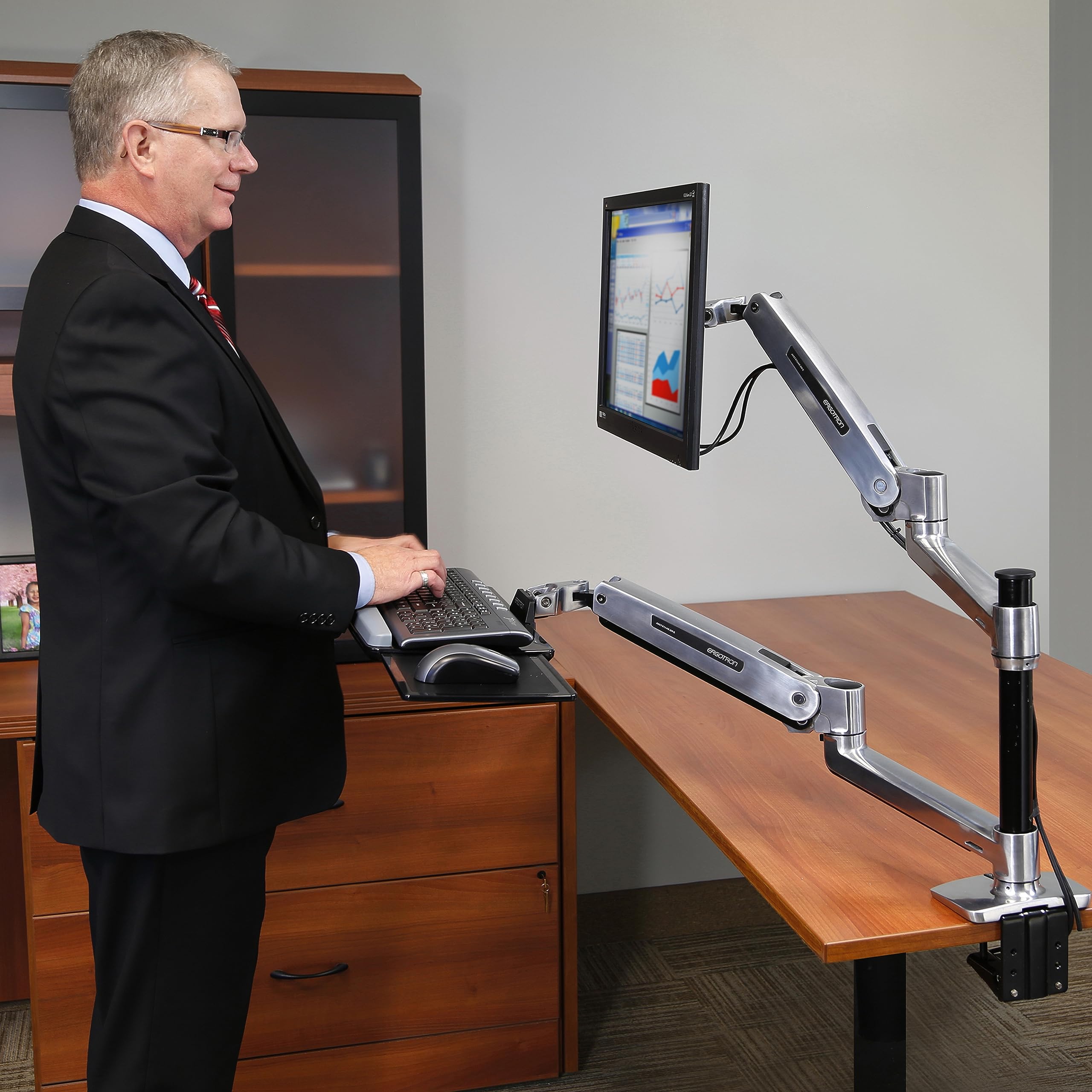45-405-026/WorkFit-LX SitStand DeskMount