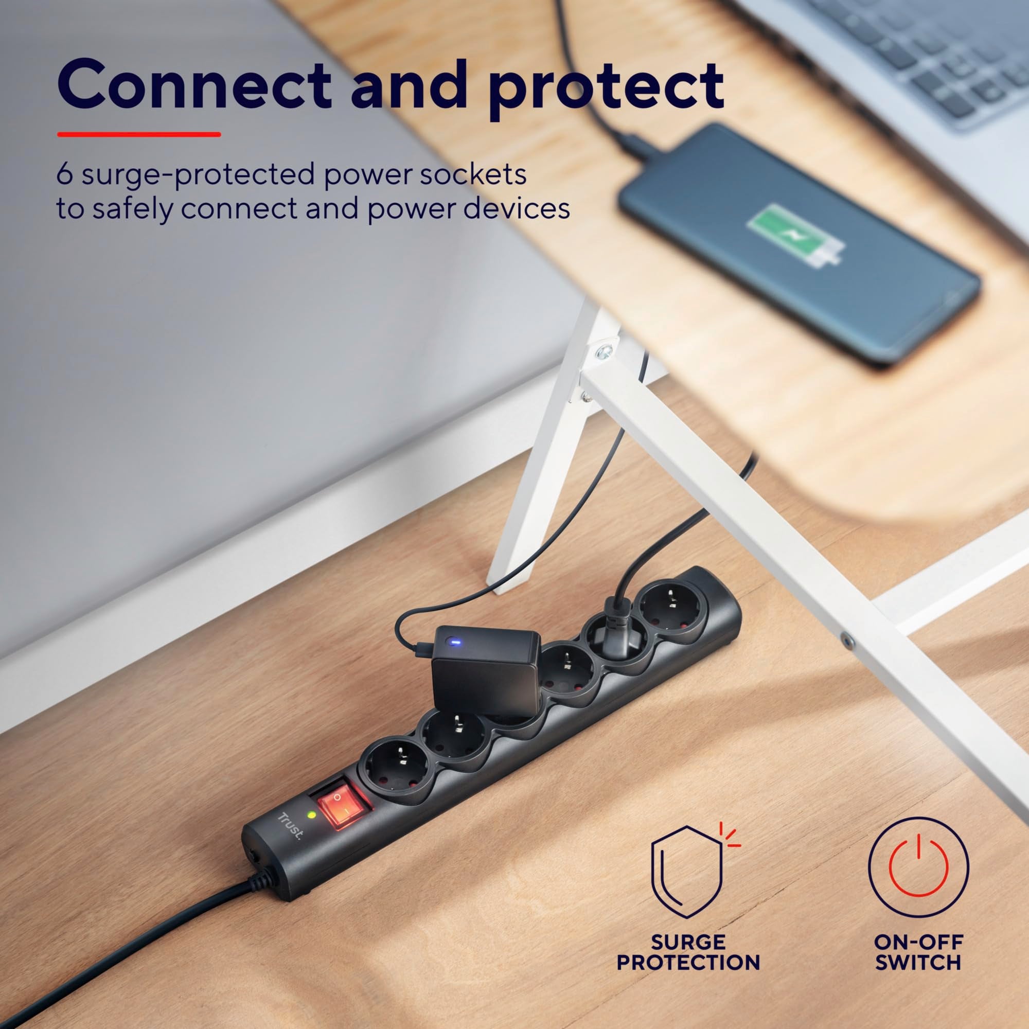 TRUST Multiprise 6 ports