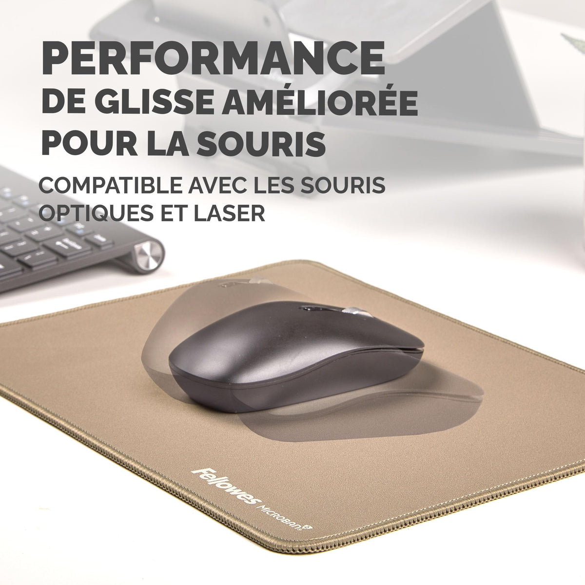 FELLOWES TAPIS DE SOURIS XL SABLE BREYTA
