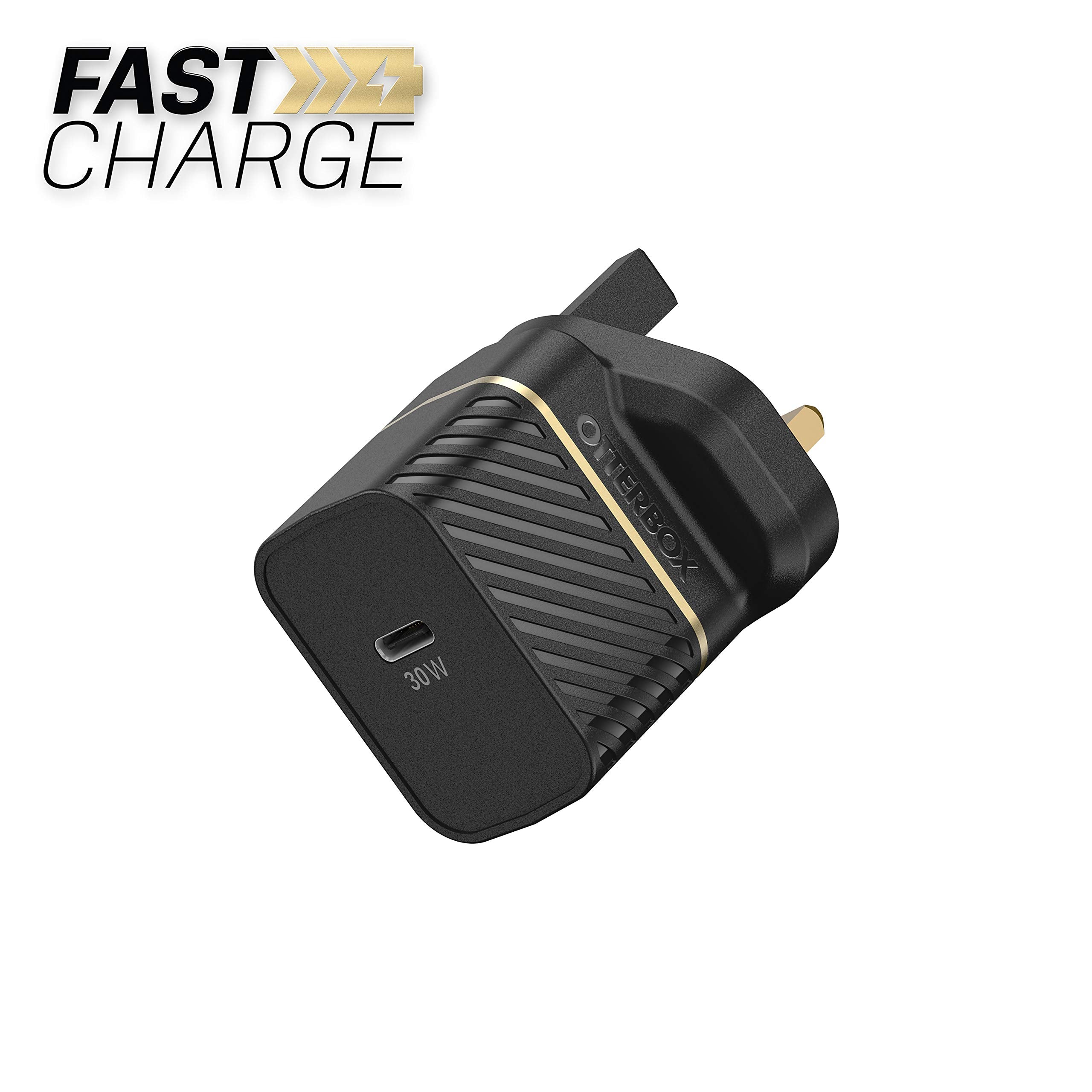 UK Plug 30W GaN - 1XUSB-C 30WUSB-PD BLK