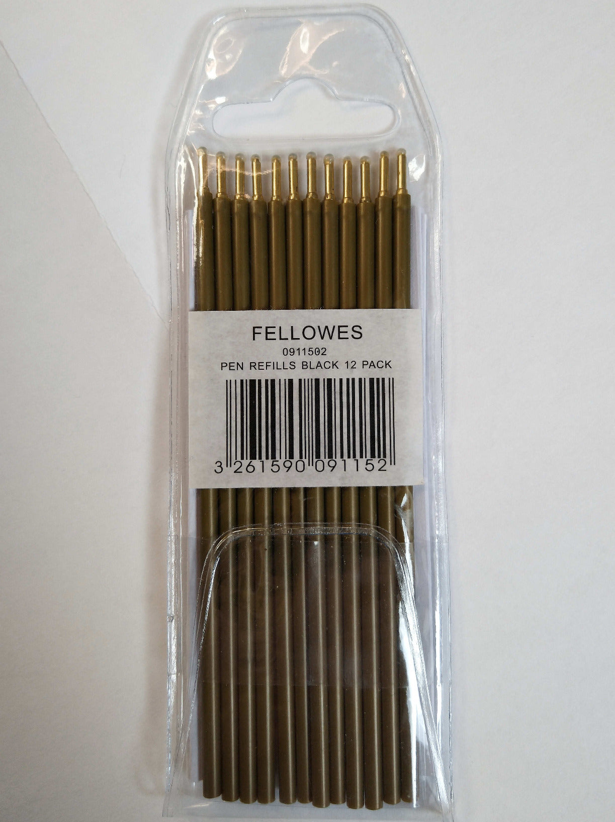 FELLOWES Stand Ballpoint Pen Refills 12pcs Blue